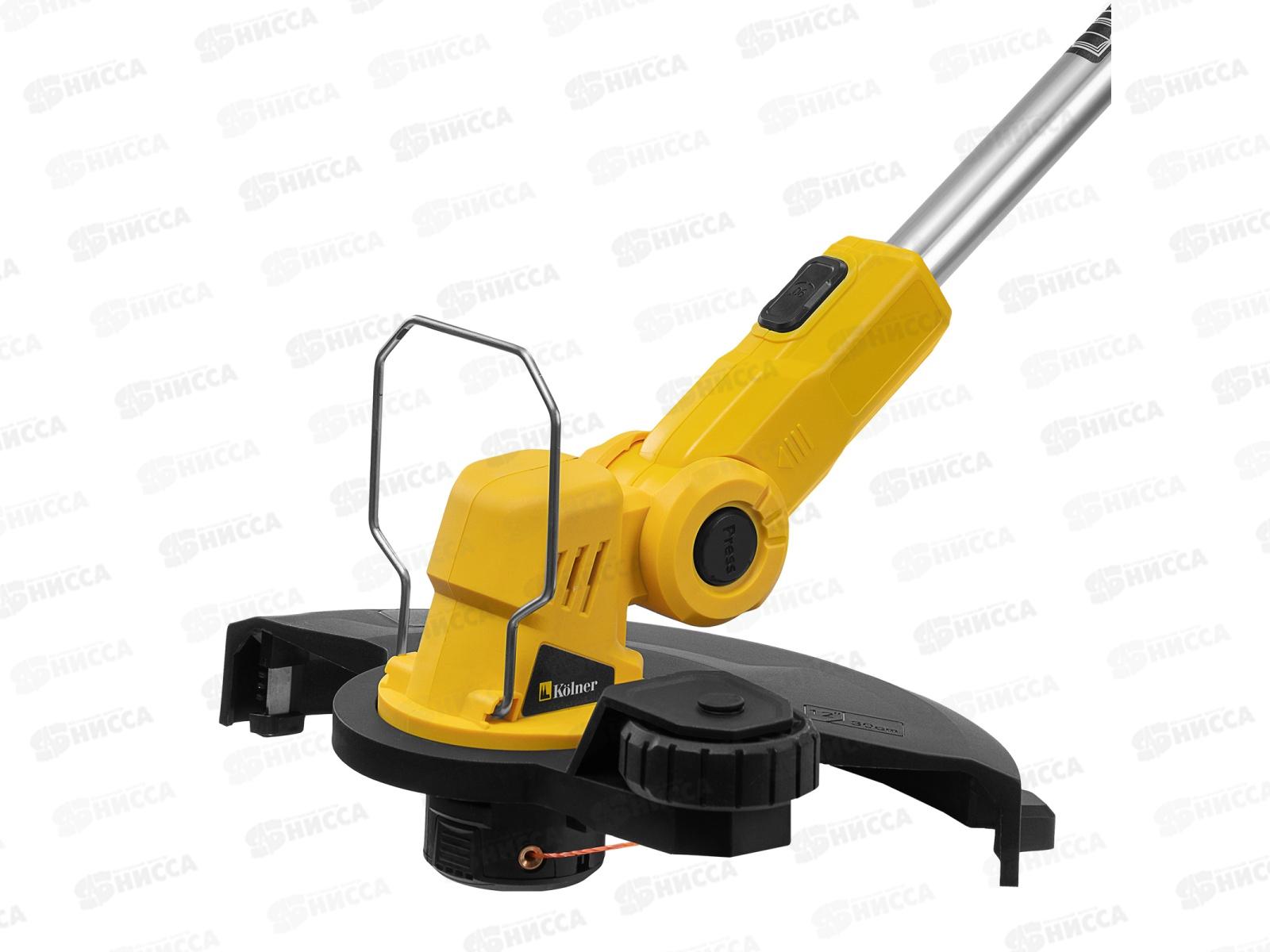 Триммер аккумуляторный 18V UNI-M St 300мм kolner KTG 18-30T1 10000о/м л-1,65мм