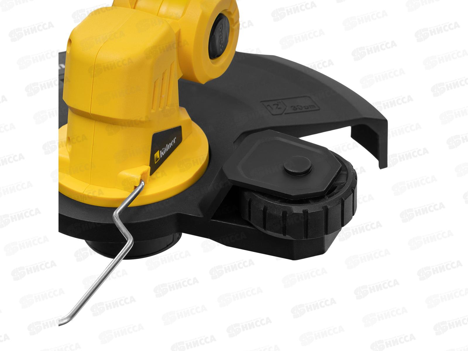 Триммер аккумуляторный 18V UNI-M St 300мм kolner KTG 18-30T1 10000о/м л-1,65мм