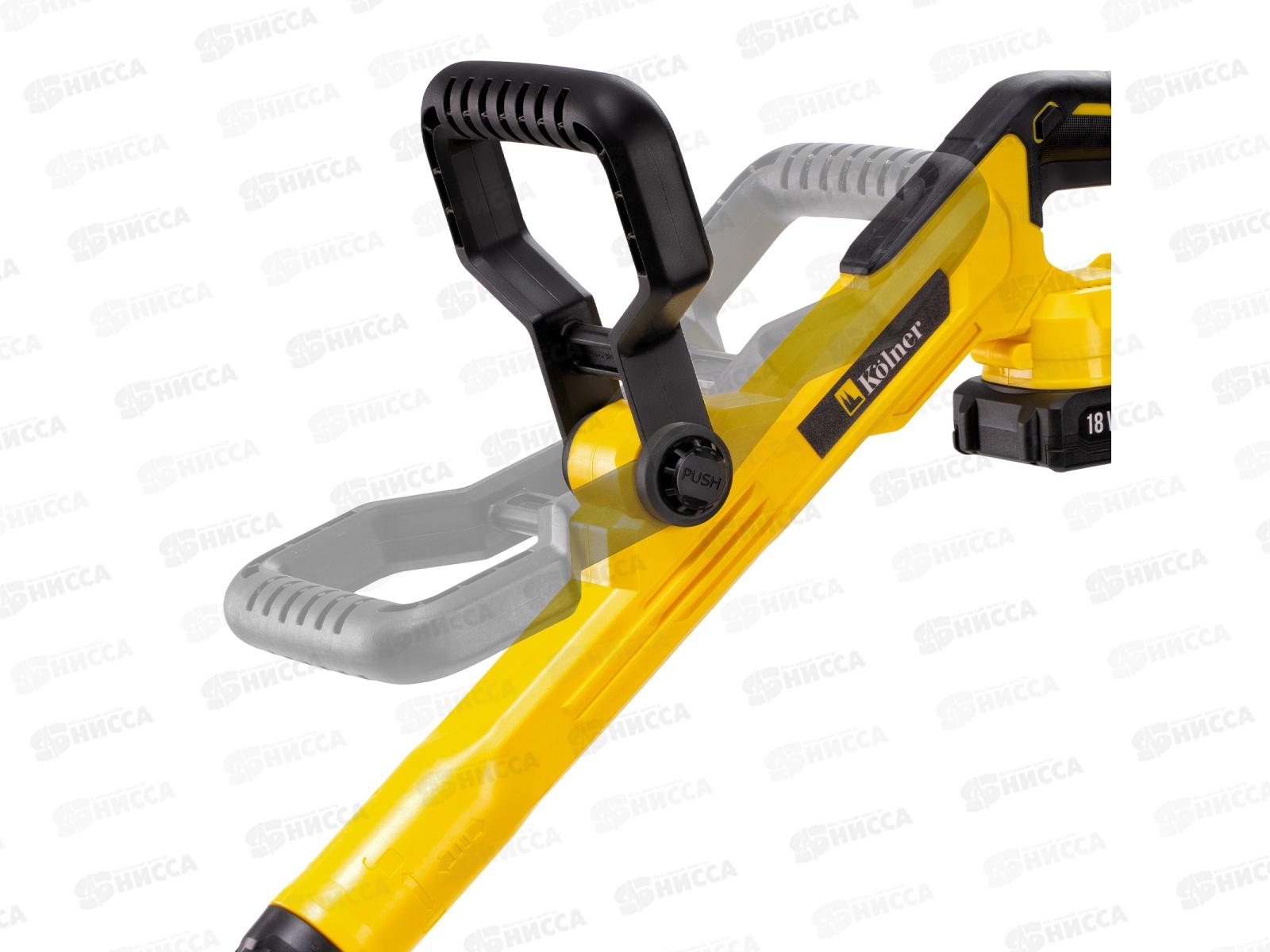 Триммер аккумуляторный 18V UNI-M St 300мм kolner KTG 18-30T1 10000о/м л-1,65мм