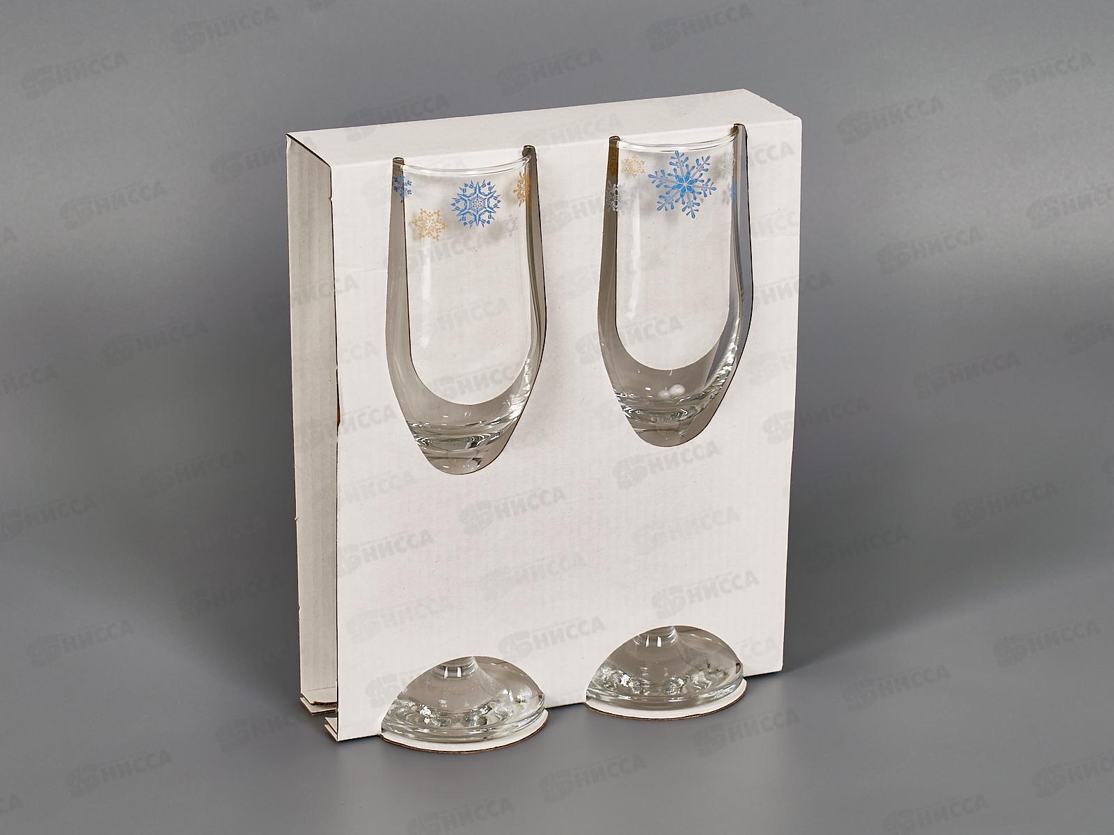 Набор 2х бокалов 200мл Д44160/117 Снежинки