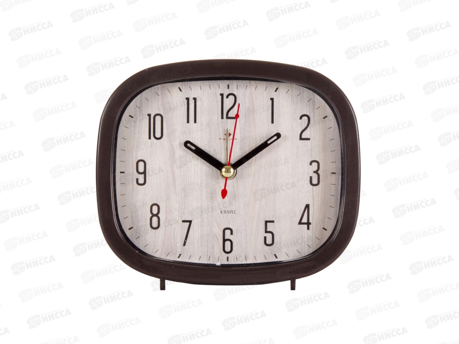 Будильник &quot21 Век&quot Классика Рубин В5-008 (20) т-коричневый Эко стиль