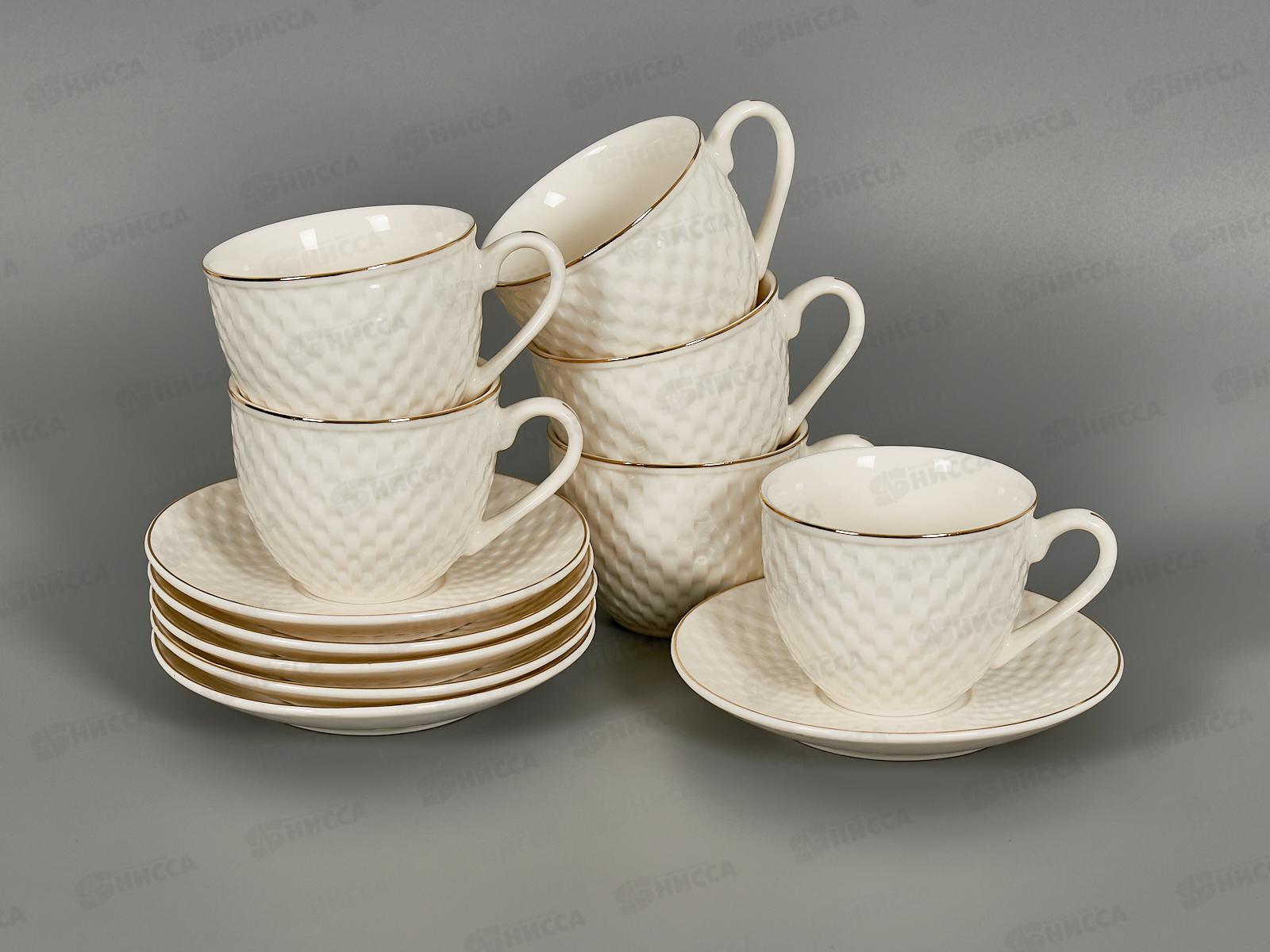 Набор чайный 12 предметов на металл стенд 230мл 202335 *8