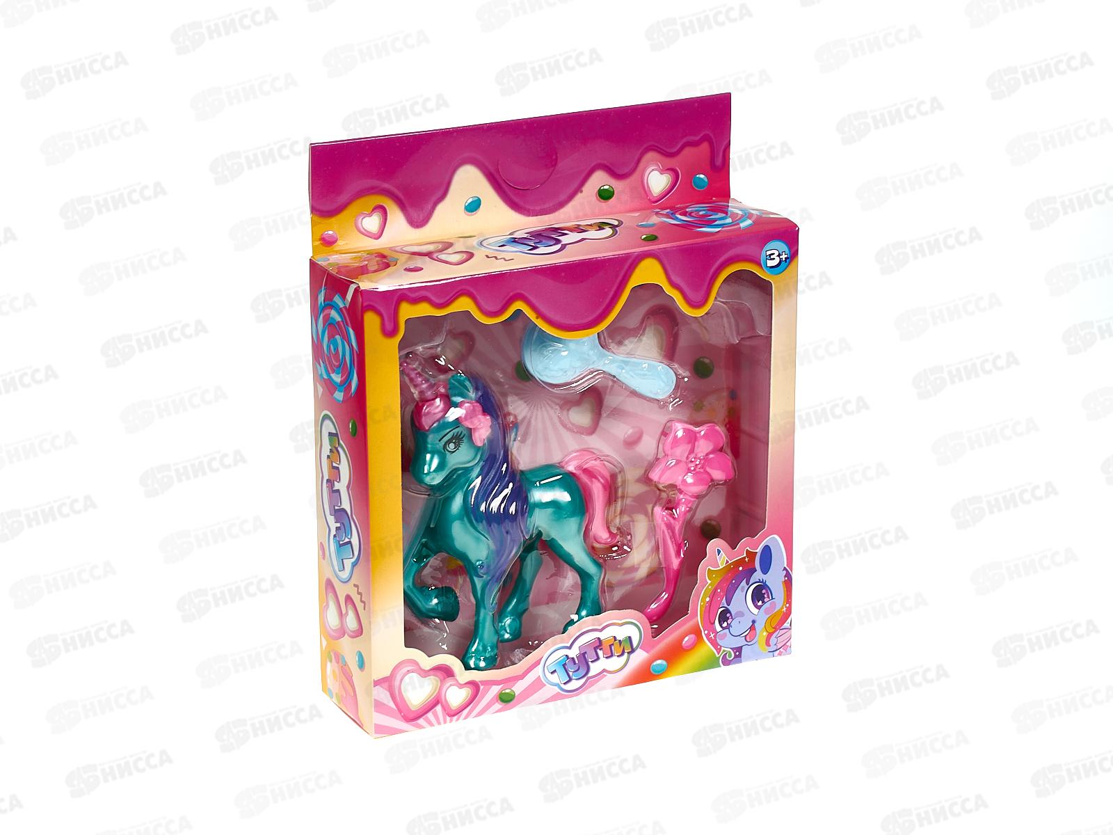 Единорог 10см, пластиковый, Тутти Y1803Z247-3-RU