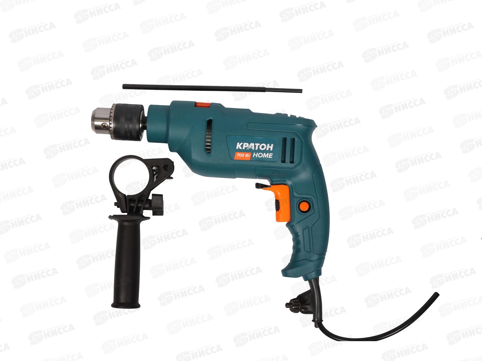 Дрель ударная  700Вт, Кратон Home (30201034), IDH-700