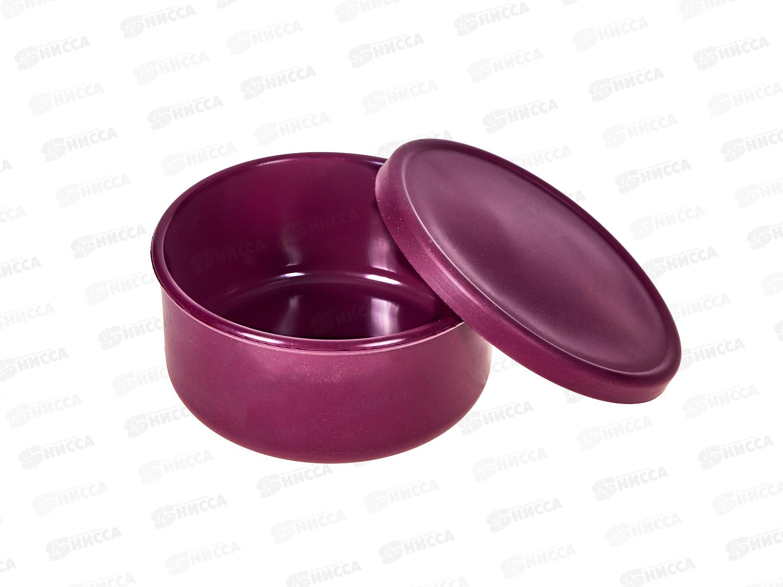 Ланч-бокс силиконовый круглый 14*12*7см 6001-26 *50