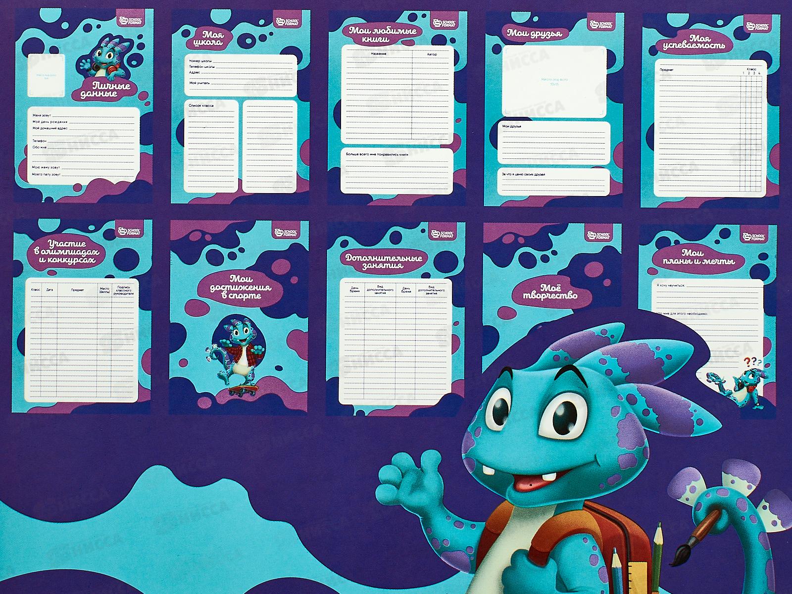 Листы-вкладыши д/портфолио Scoolformat,А4,10л.,ПРУ-10ЛС *5/60