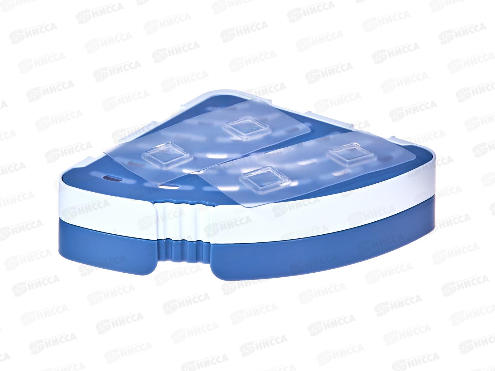 Полка д/ванной &quotУмничка&quot угловая Сер-гол/белый MPU0170 *20 МП