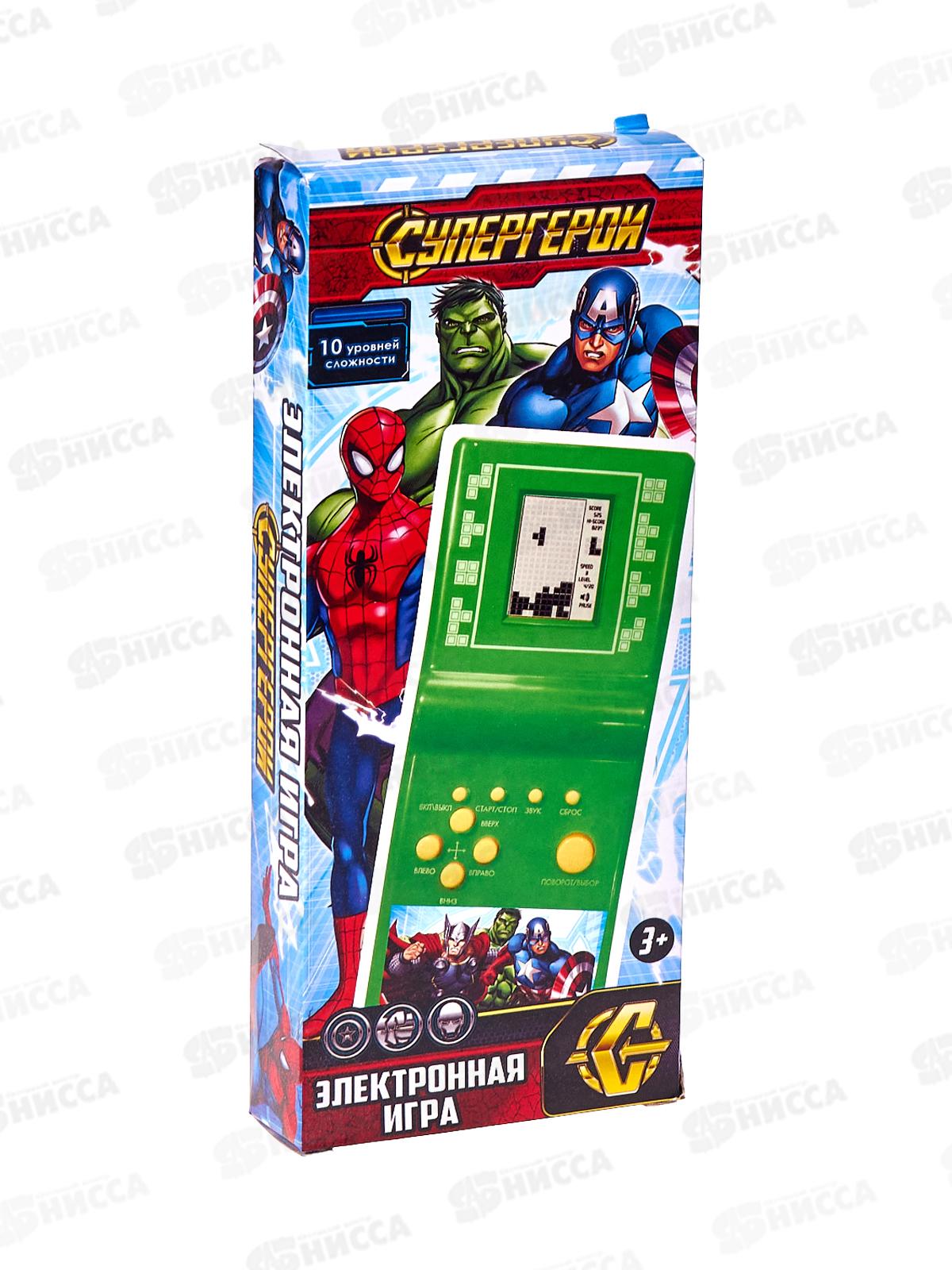 Электронная логическая игра Супер герои, D22605-R21 в коробке