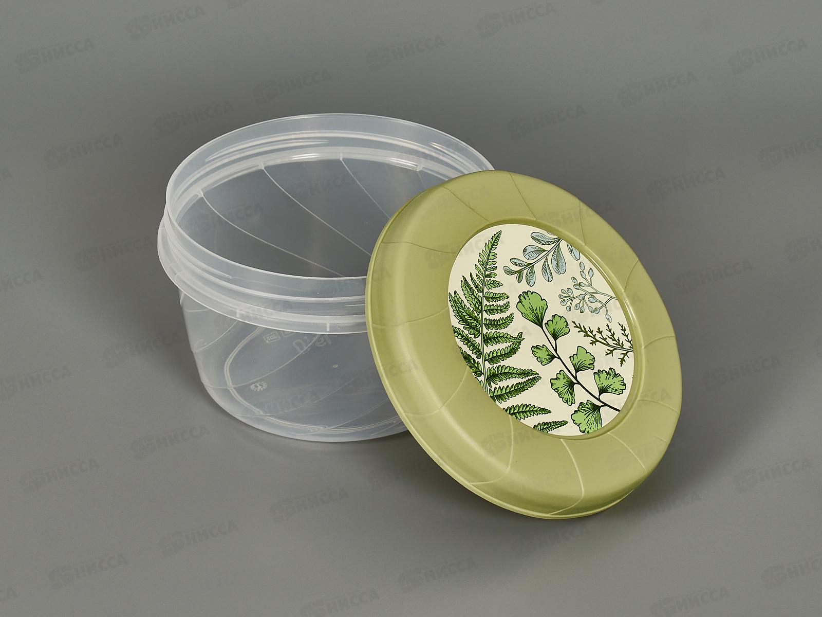 Банка 0,6л с/кр с декором Зеленый 433154709 *18 БП