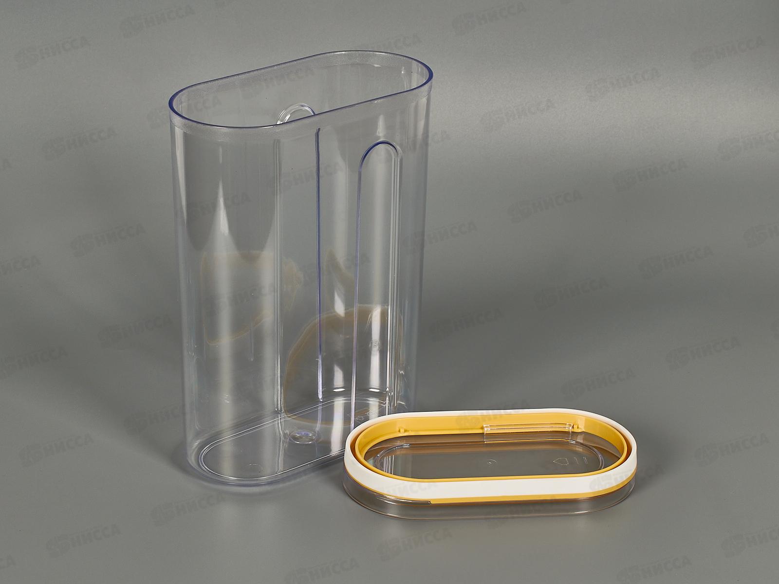 Емкость для сыпучих продуктов 1,5л с/кр Желтый 435251006 *8 БП