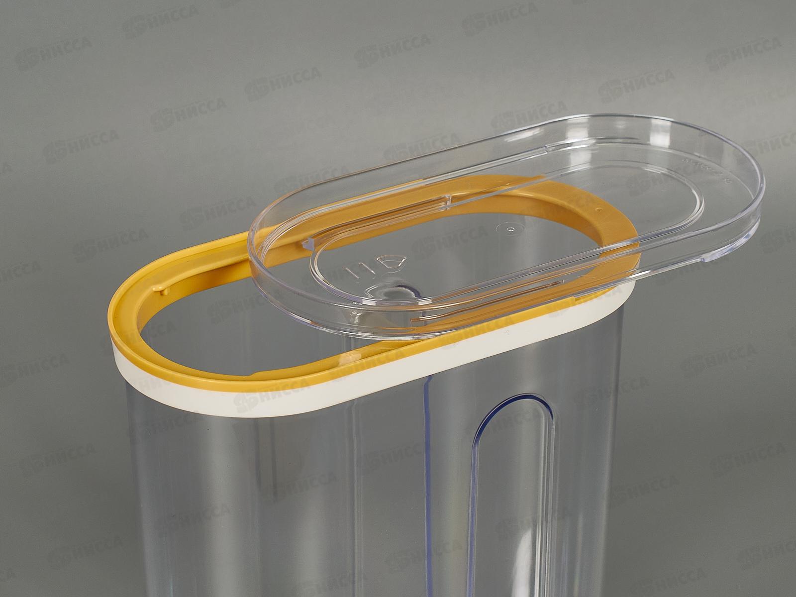 Емкость для сыпучих продуктов 1,5л с/кр Желтый 435251006 *8 БП