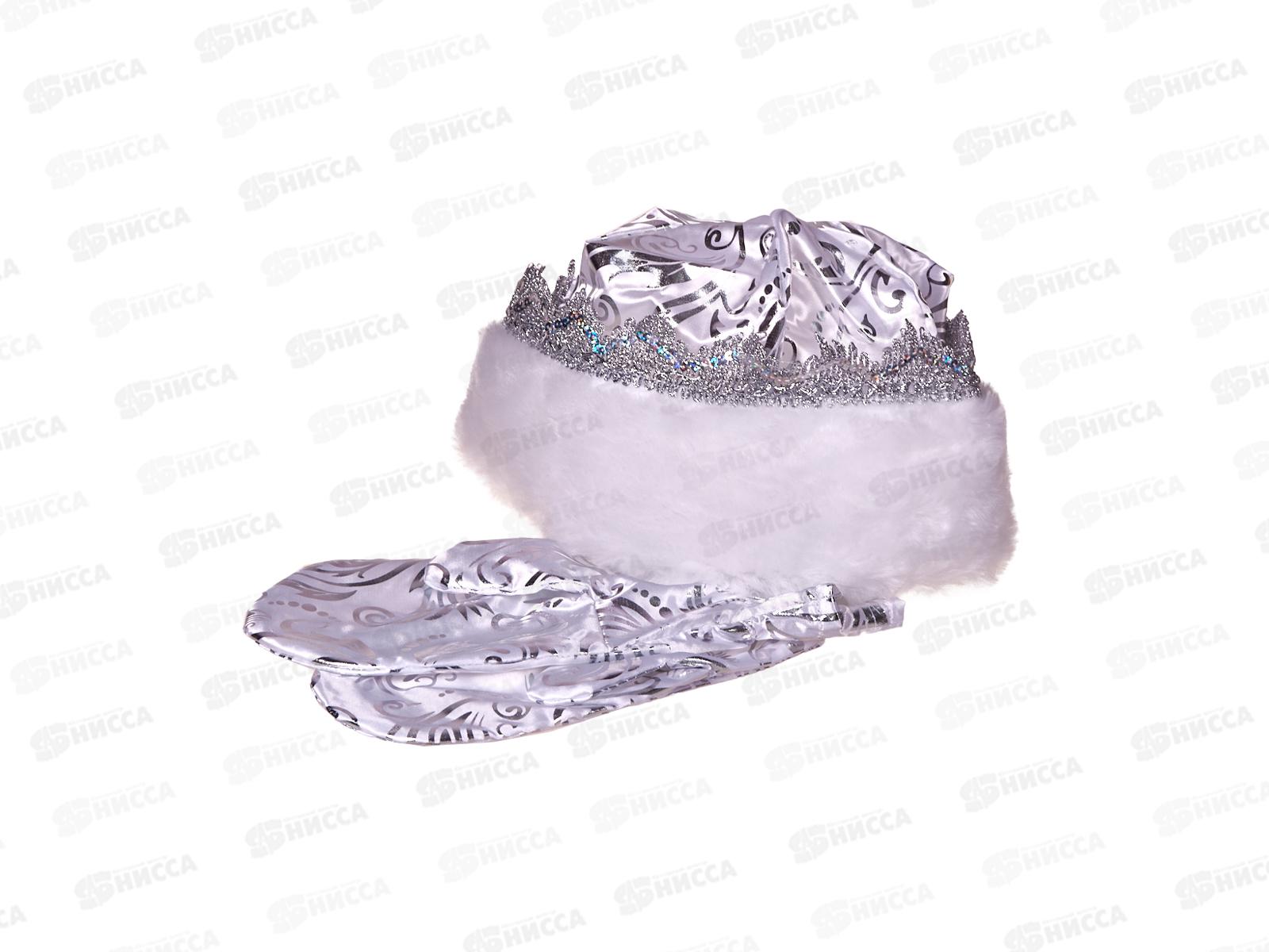 Костюм Снегурочка, 3010 к-18 р.164-48-50 (халат, шапка)  М