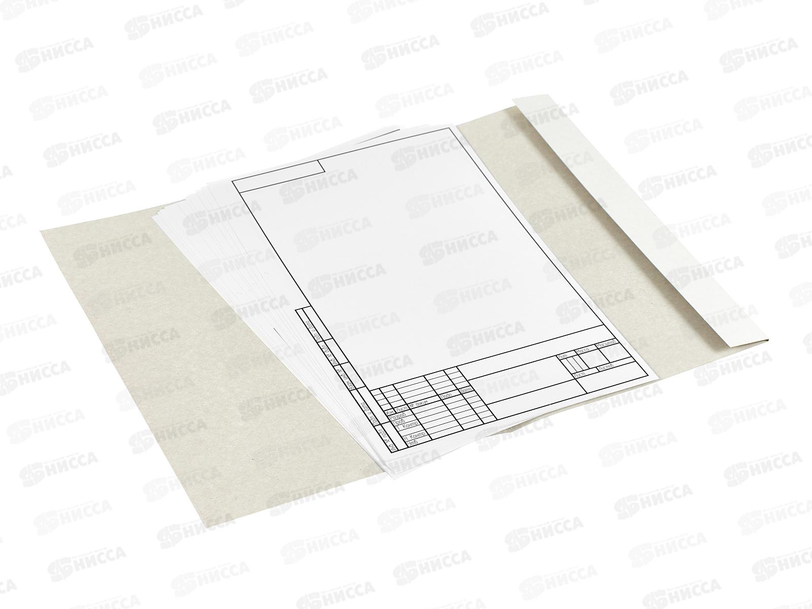 Папка д/черч. А4 10л ЛХ (ПЧ4 СВр) студенческая с вертикальной рамкой *30