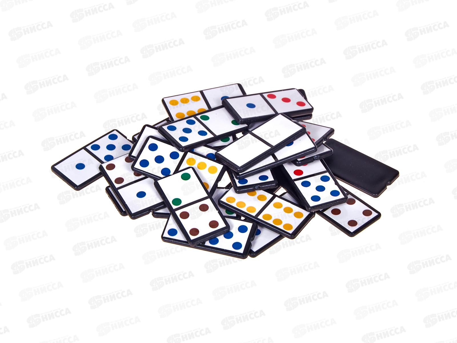 Домино В1535743-R8 Синий Трактор ТМ &quotИграем вместе&quot в коробке 5*12*2см