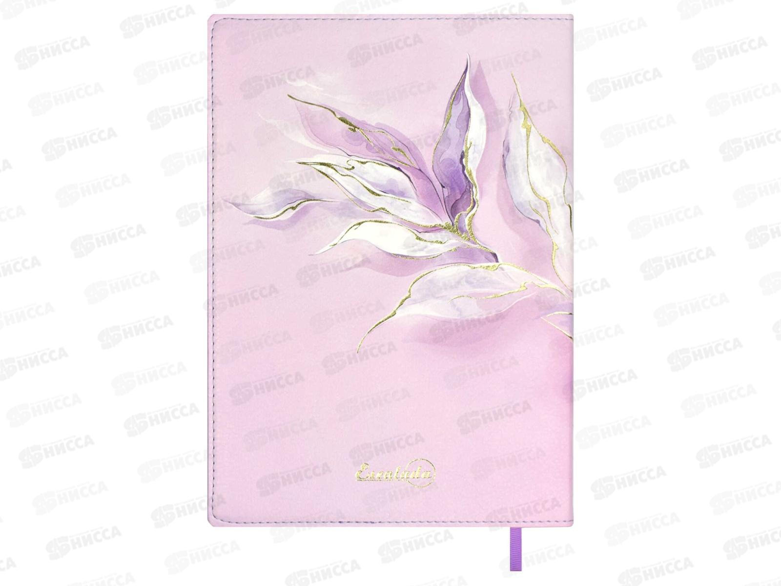 Записная кн.  ФЕН 120л А5+ Escalada Мраморный цветок 67301