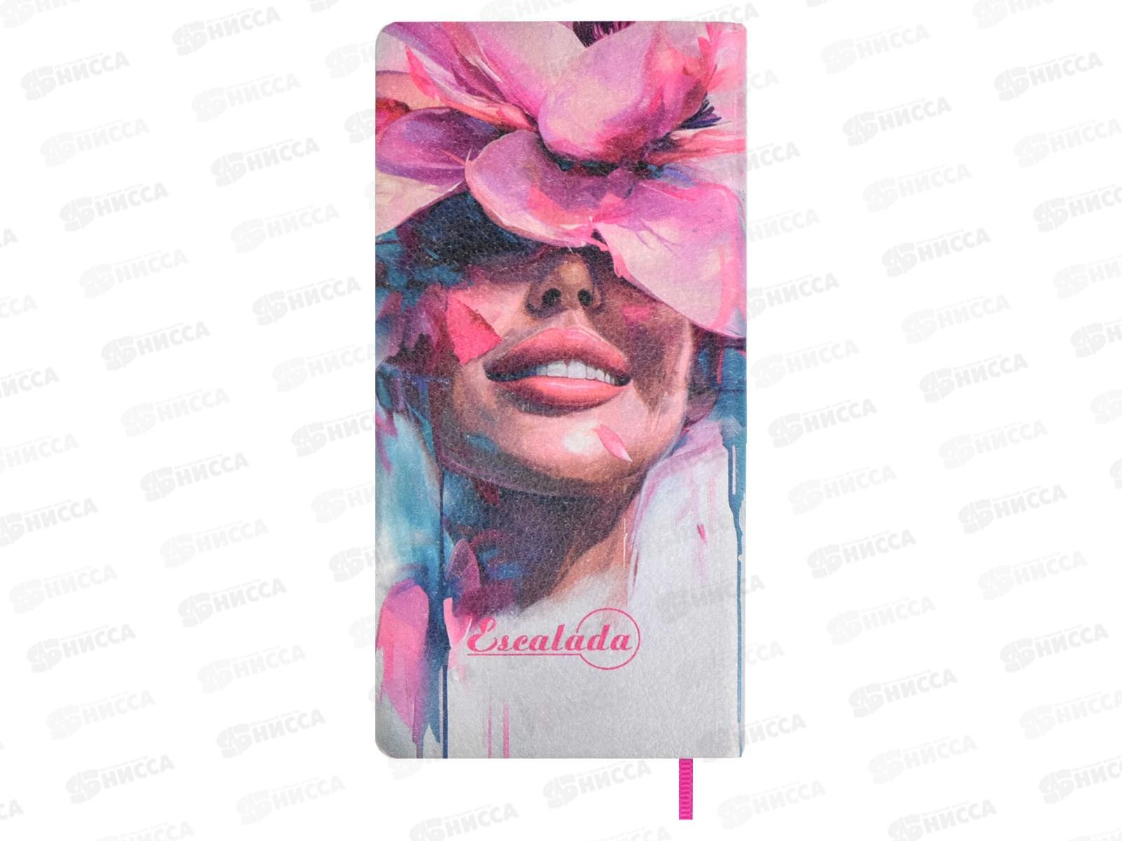 Записная кн.  ФЕН 64л 77*149мм Escalada Улыбка 67321