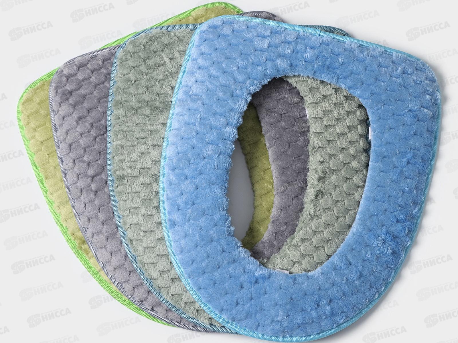 Чехол для унитаза на липучках микс 9931486