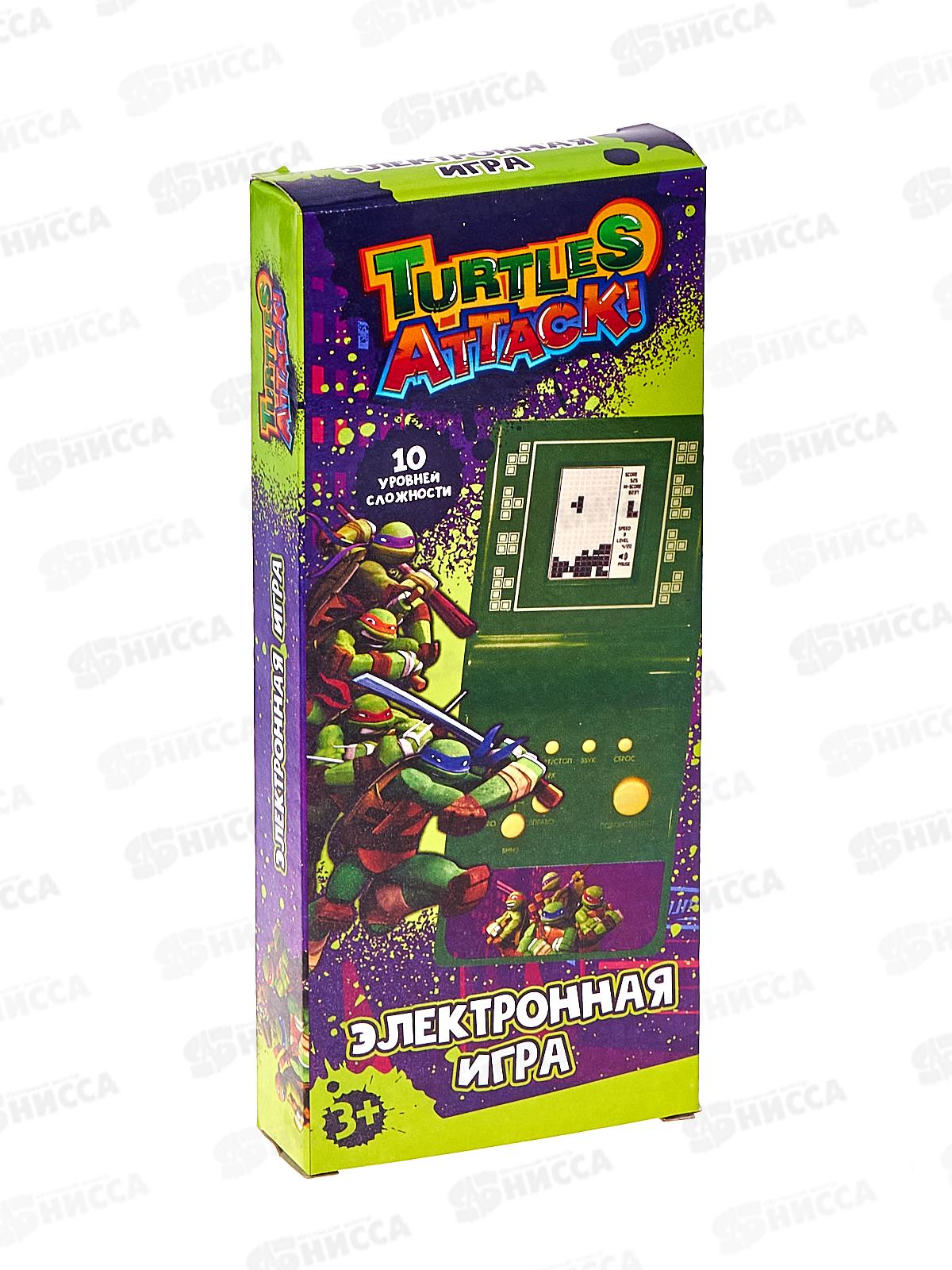 Электронная логическая игра Черепашки ниндзя, D22605-R25 в коробке