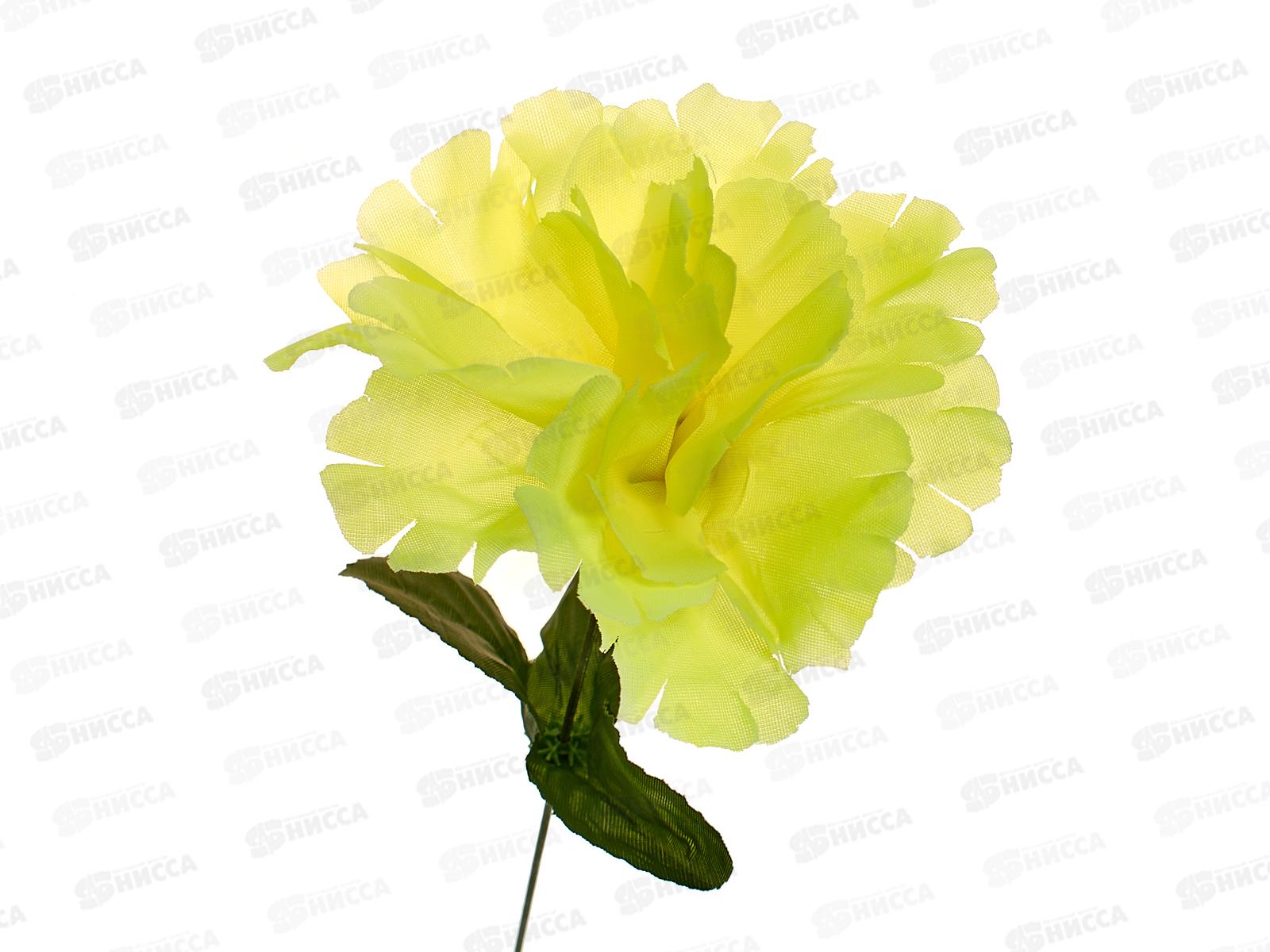Цветы искусственные 20см Глоксиния соната желтый 9351771