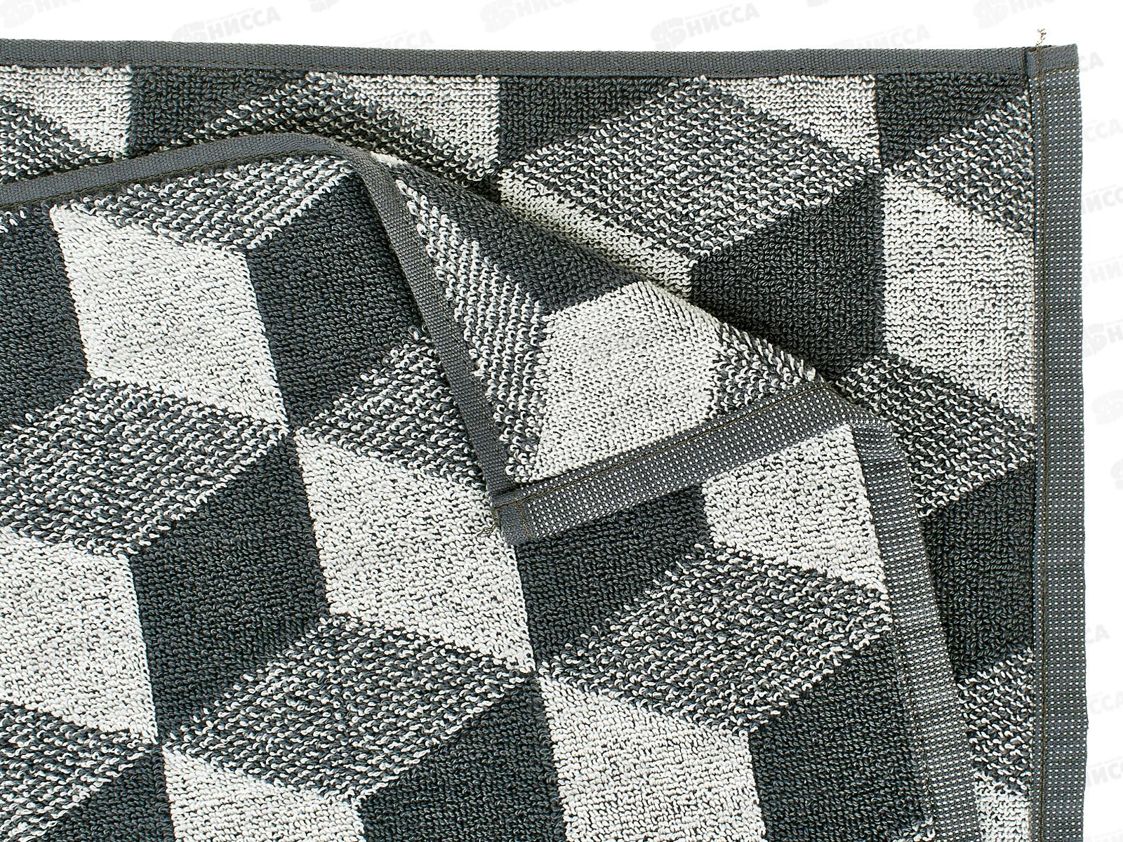 Полотенце 70*50 ВН MX42 Geometric 1 нейтральный серый/белый