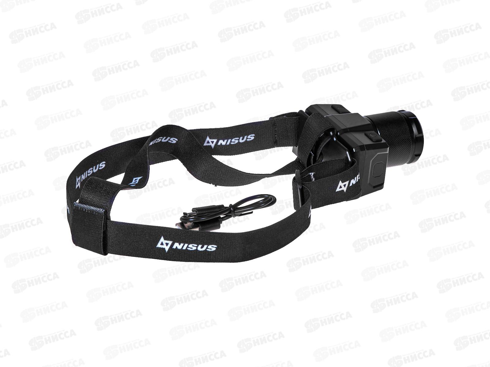 Фонарь налобный сенсорный 800ML. IP43. USB (N-FN-HL25) 355765