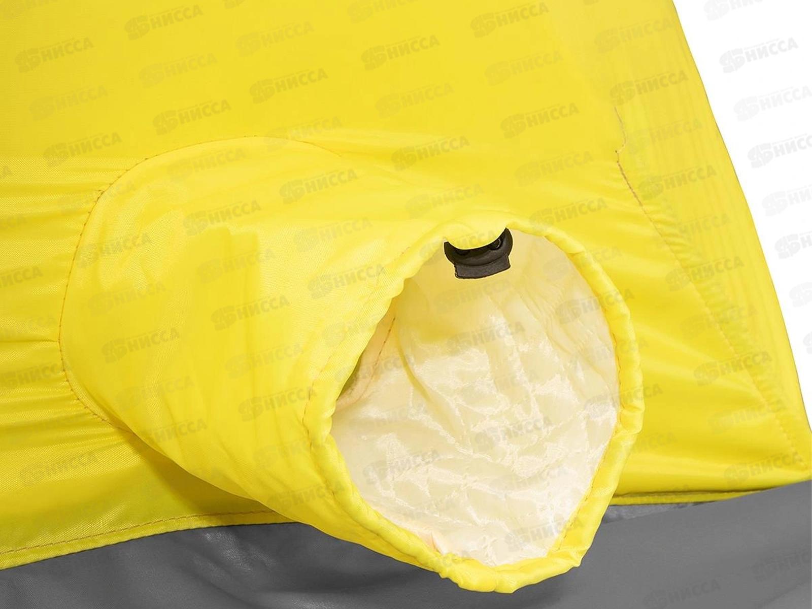 Палатка зимняя Куб-1 утепл. желтый-серый  (PR-WFSCI-150YG) 368669