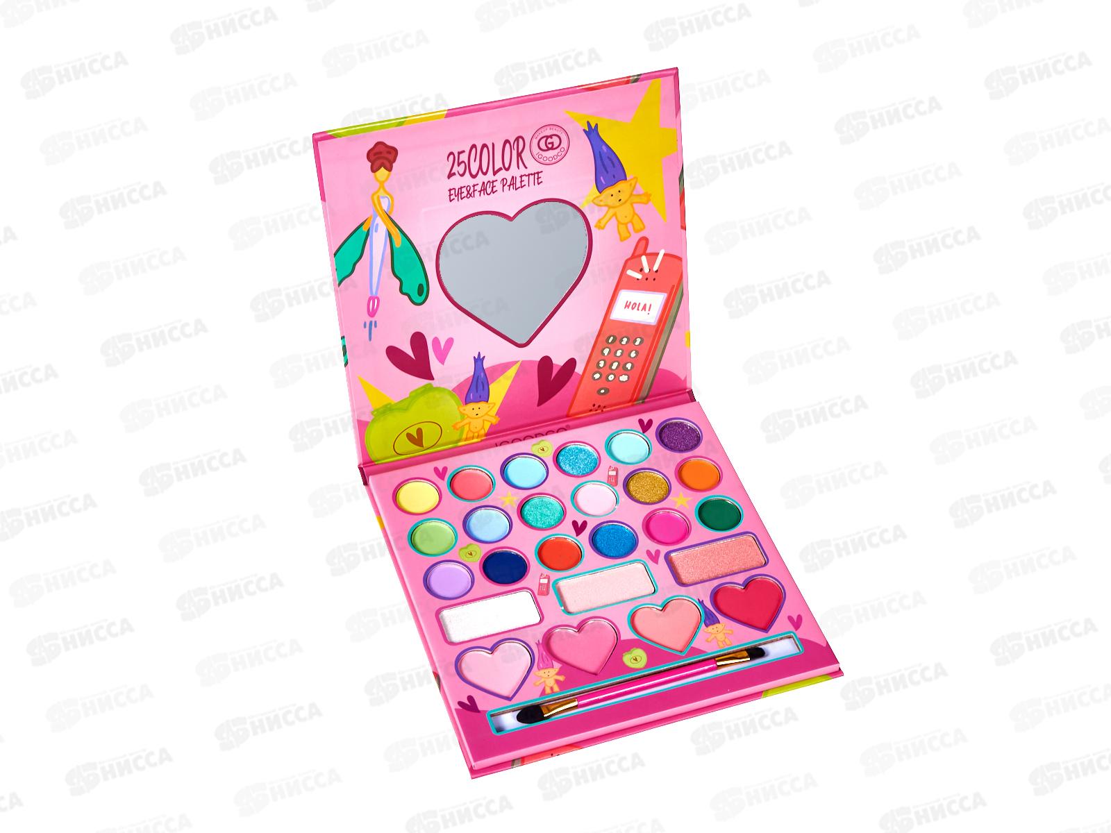 Набор декоративной косметики №3697 &quotСердце&quot 16,5*16,5  *12