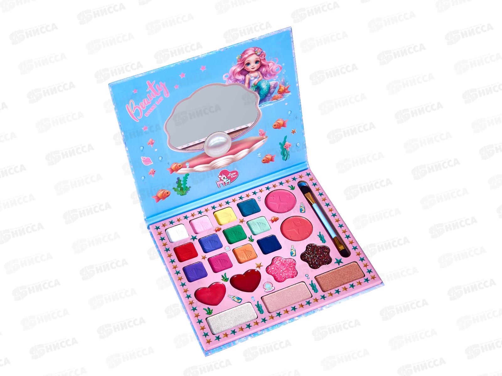 Набор декоративной косметики №6159-А &quotРусалочка&quot 17*15*1  *24