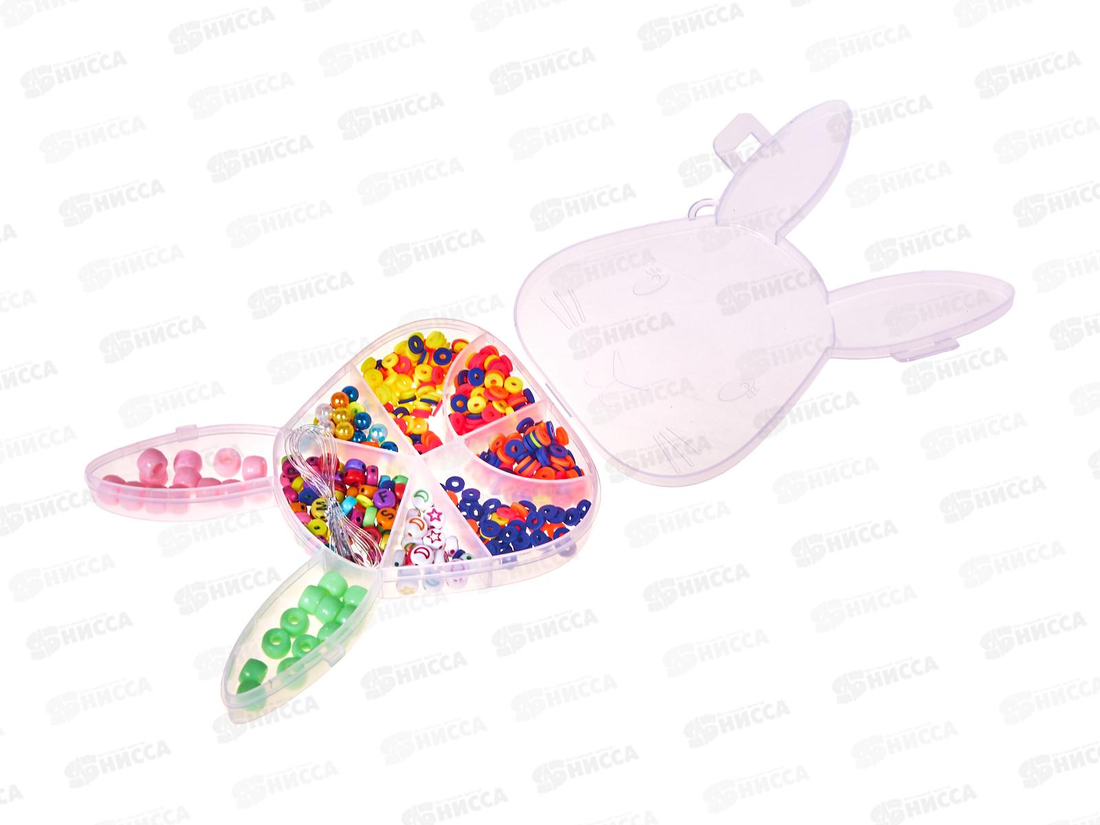 Набор для творчества №610-17В &quotЗая&quot бусины пакет 16*9,5*2