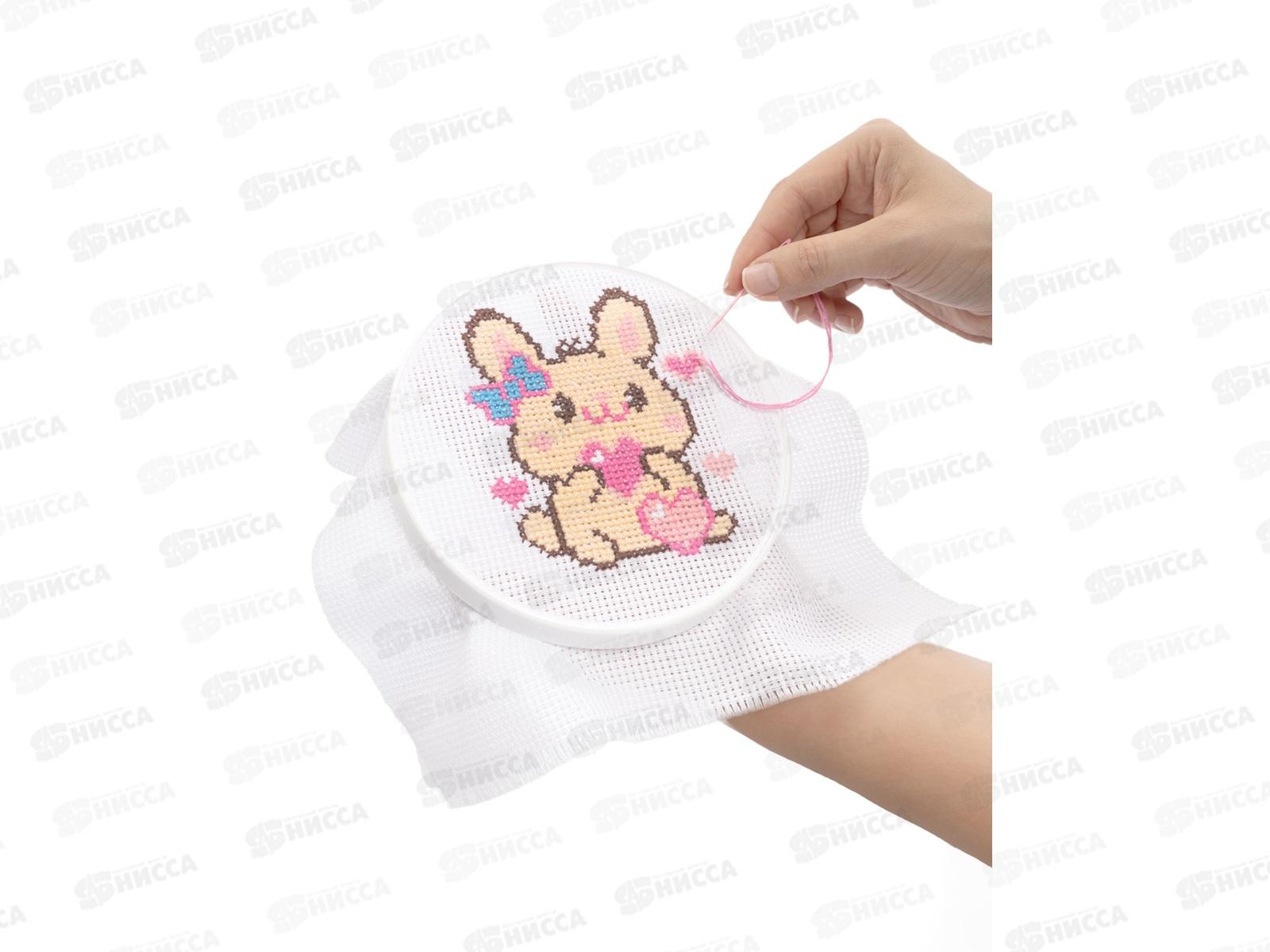 Набор для вышивания &quotЗайчишка с сердечком&quot ( с пяльцами) 05621 *14