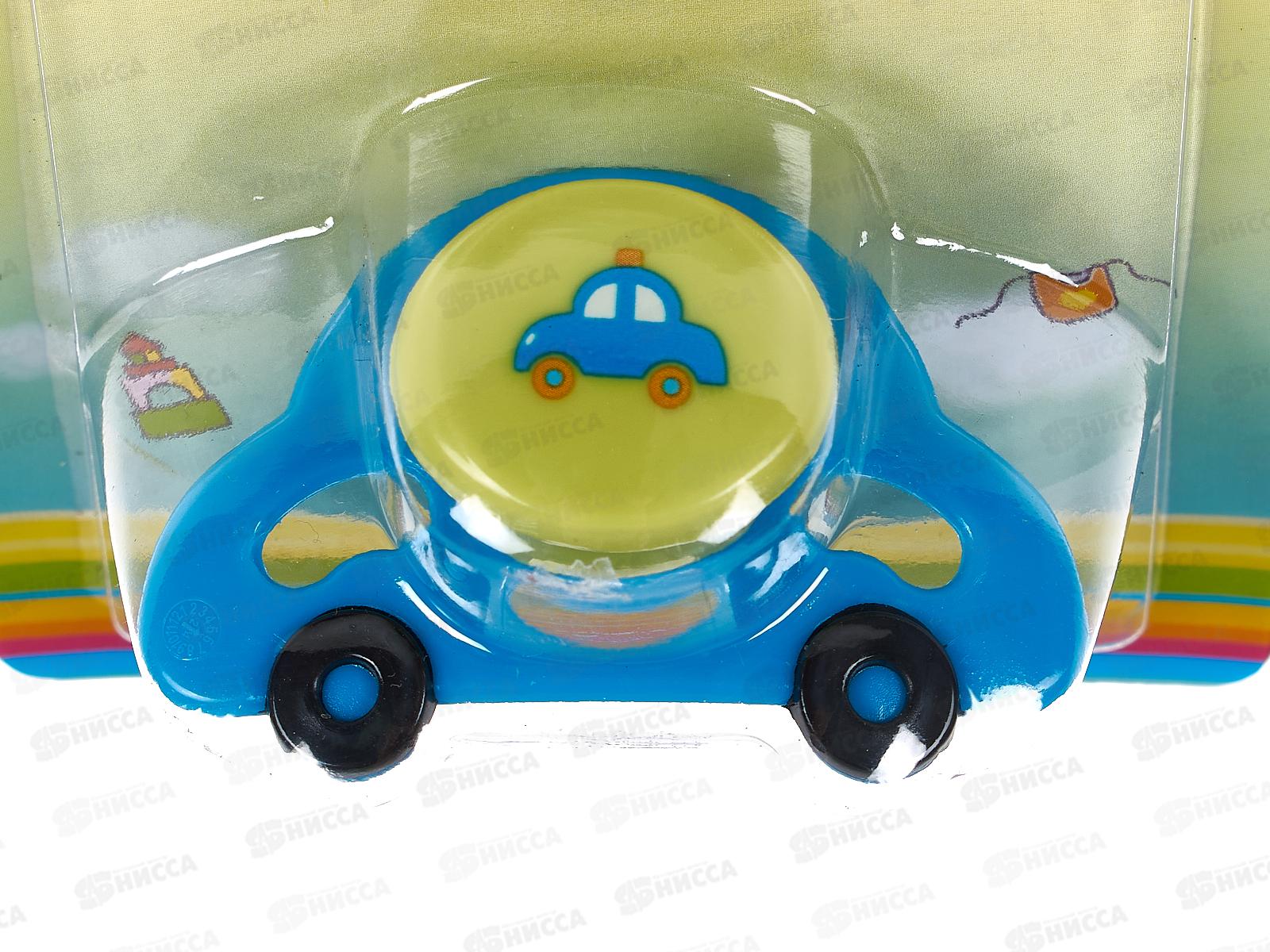 Пустышка силиконовая с прикусом &quotАвтомобиль&quot 3-6 арт 413