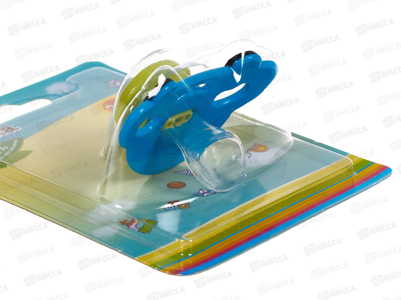 Пустышка силиконовая с прикусом &quotАвтомобиль&quot 3-6 арт 413