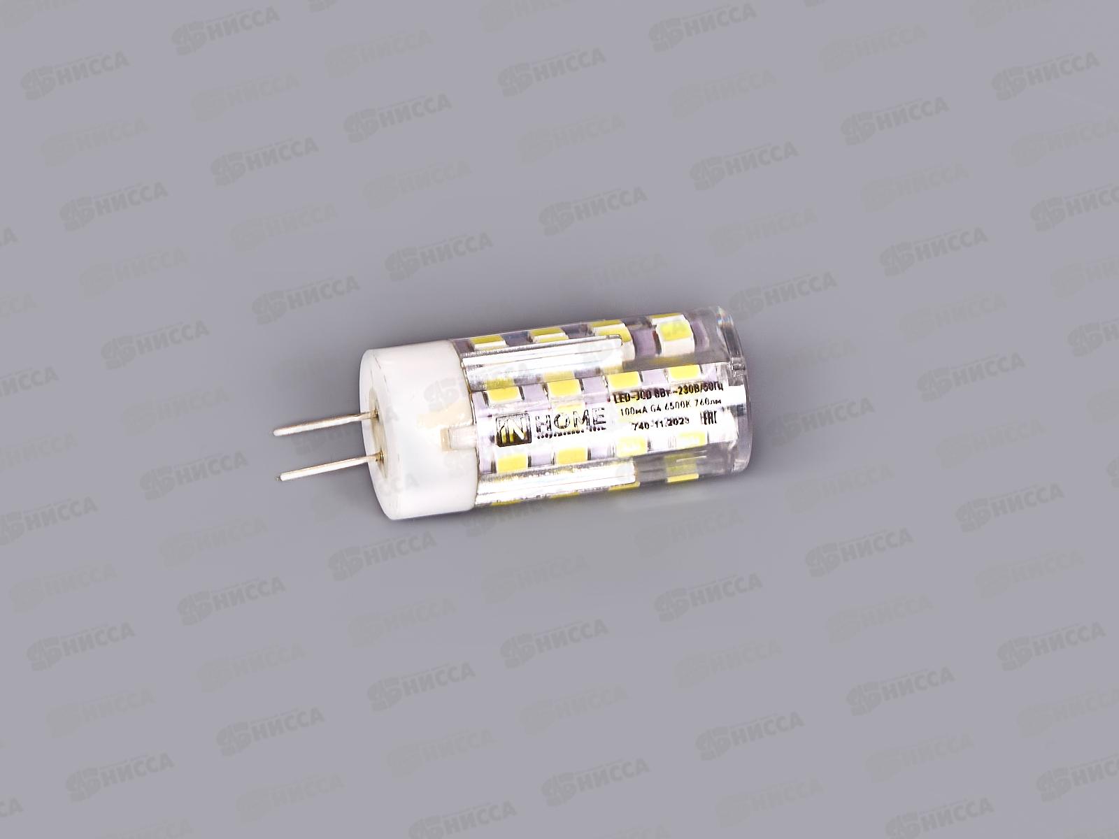 Лампа светодиодная IN HOME LED-JCD  8Вт 230В G4 6500К 760Лм *20/1000