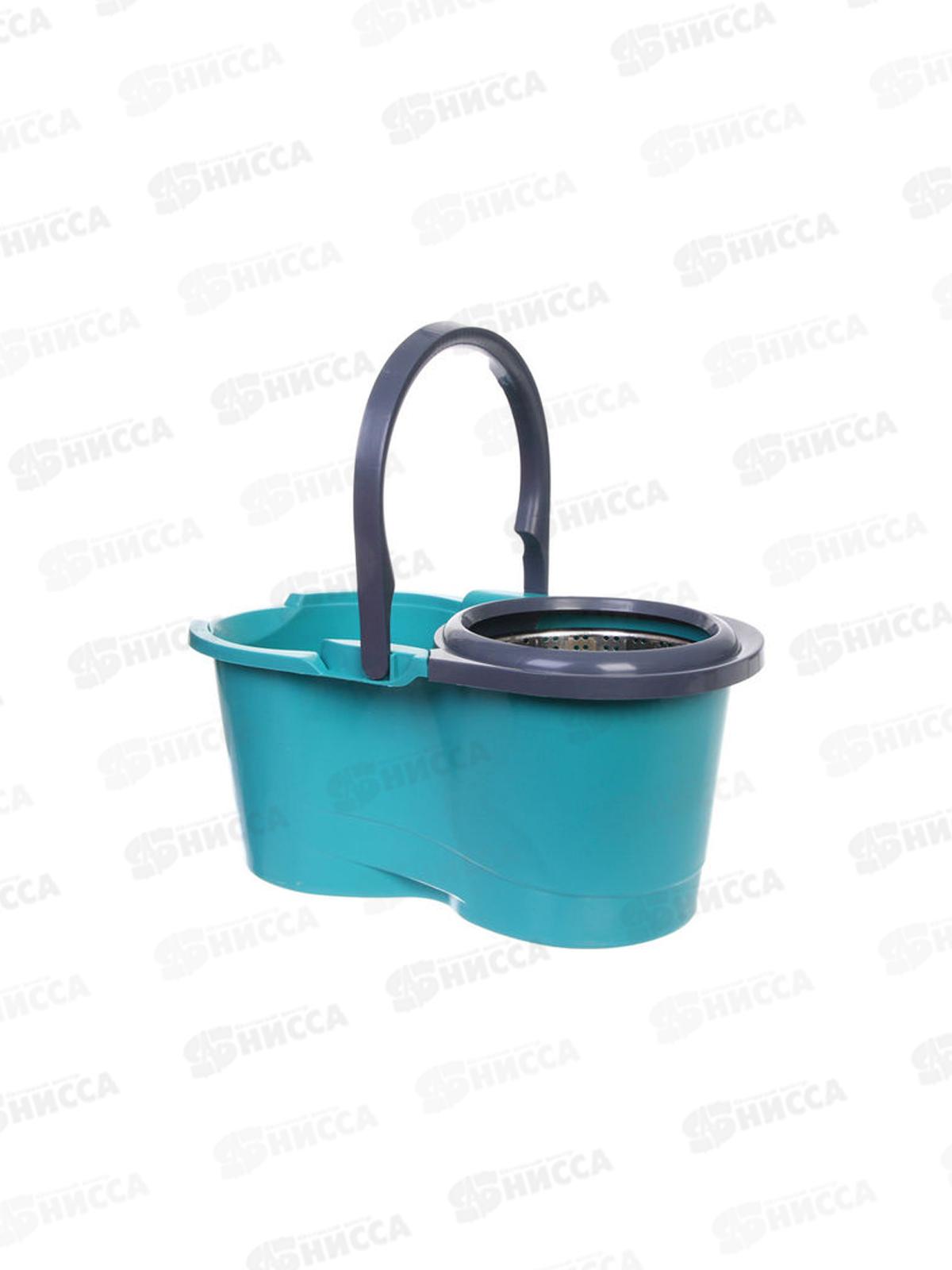 Набор д/уборки &quotСелфи Юла&quot ведро с отж, швабра, 2 насадки 923-166