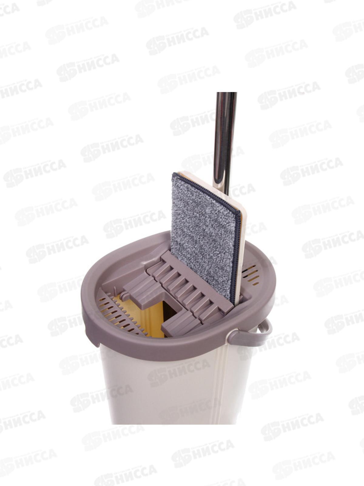 Набор д/уборки &quotСелфи Золушка&quot ведро с отж, швабра, 2 насадки 923-164