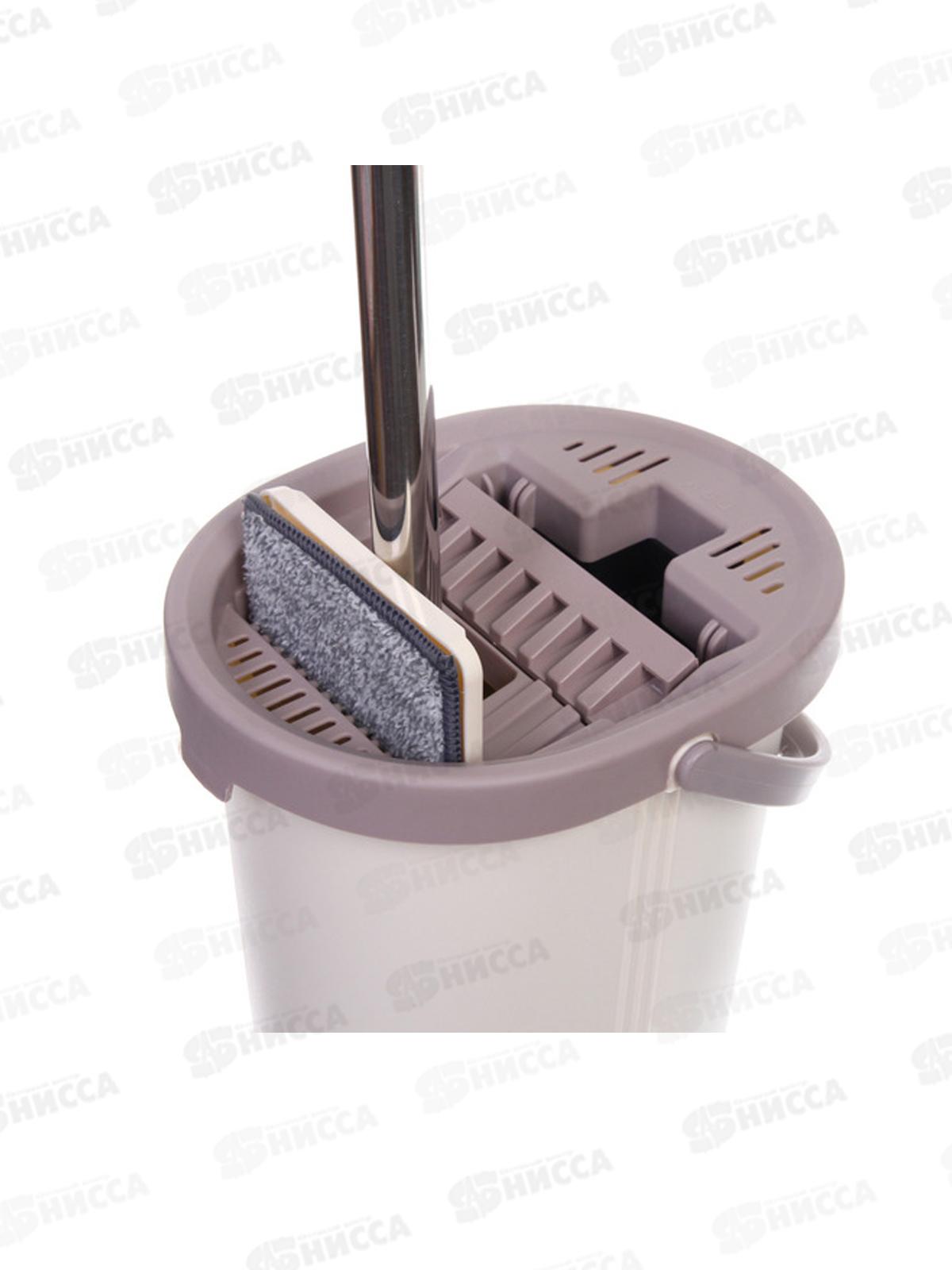 Набор д/уборки &quotСелфи Золушка&quot ведро с отж, швабра, 2 насадки 923-164