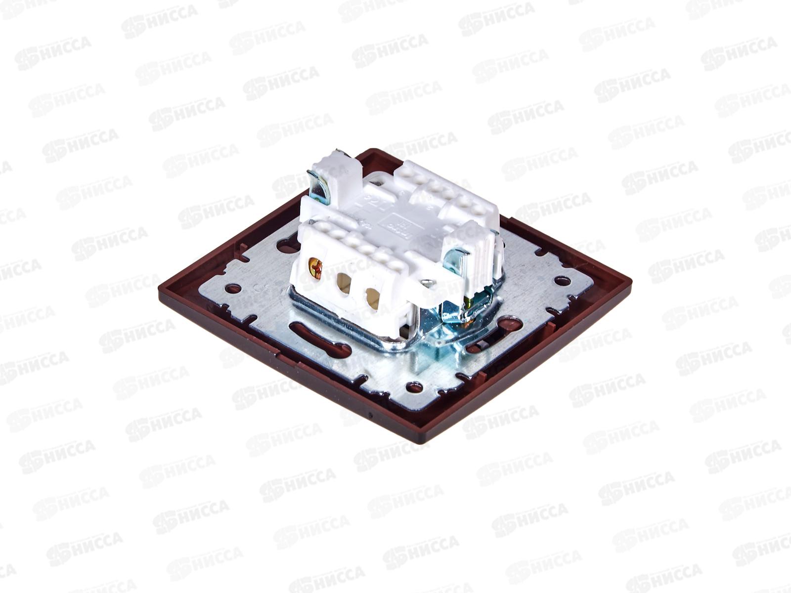 Выключатель INTRO Plano cкрытая установка тройной 10А-250В, IP20, шампань, 1-106-04