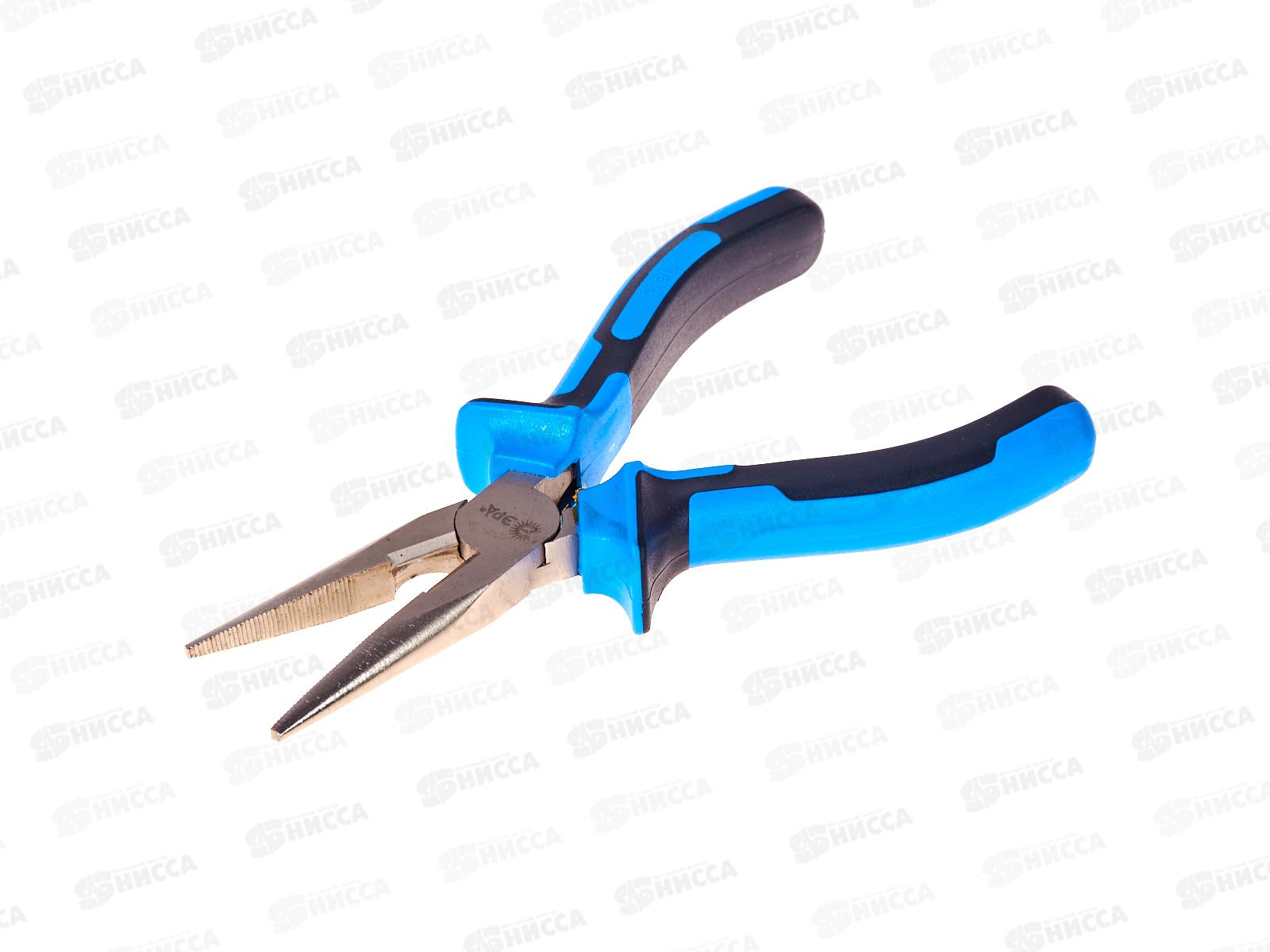 Тонкогубцы ЭРА 160мм с длинным носом двухкомпонентные рукоятки, T160