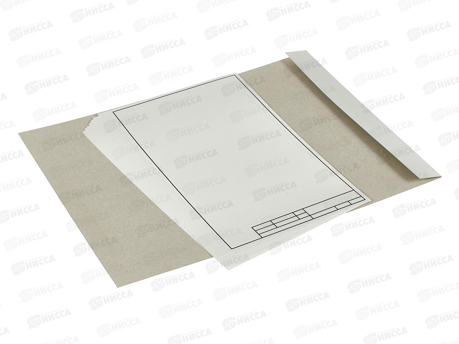 Папка д/черч. А4 10л ЛХ (ПЧ4 ШВр) рамка вертикальная *30