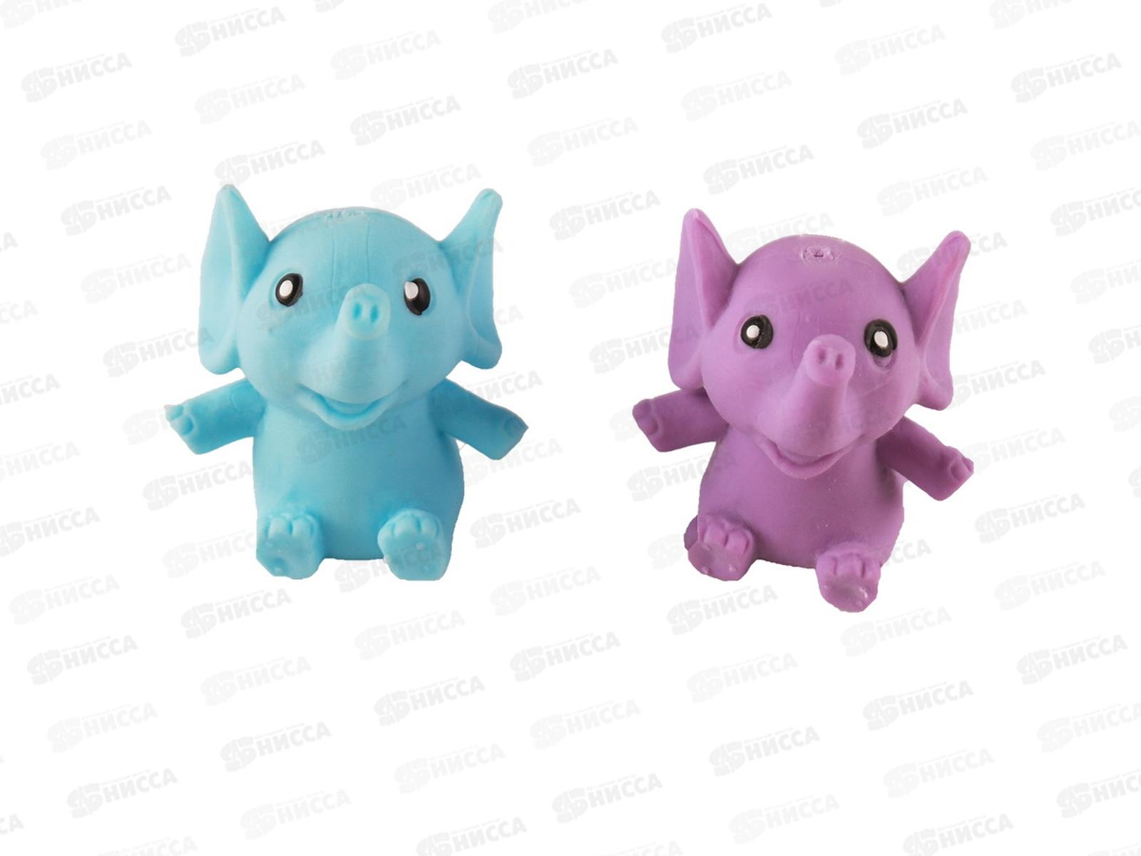 Антистресс-мялка Обнимяшки &quotСлоненок&quot 5,5см, 2 вида, 1002018  *24