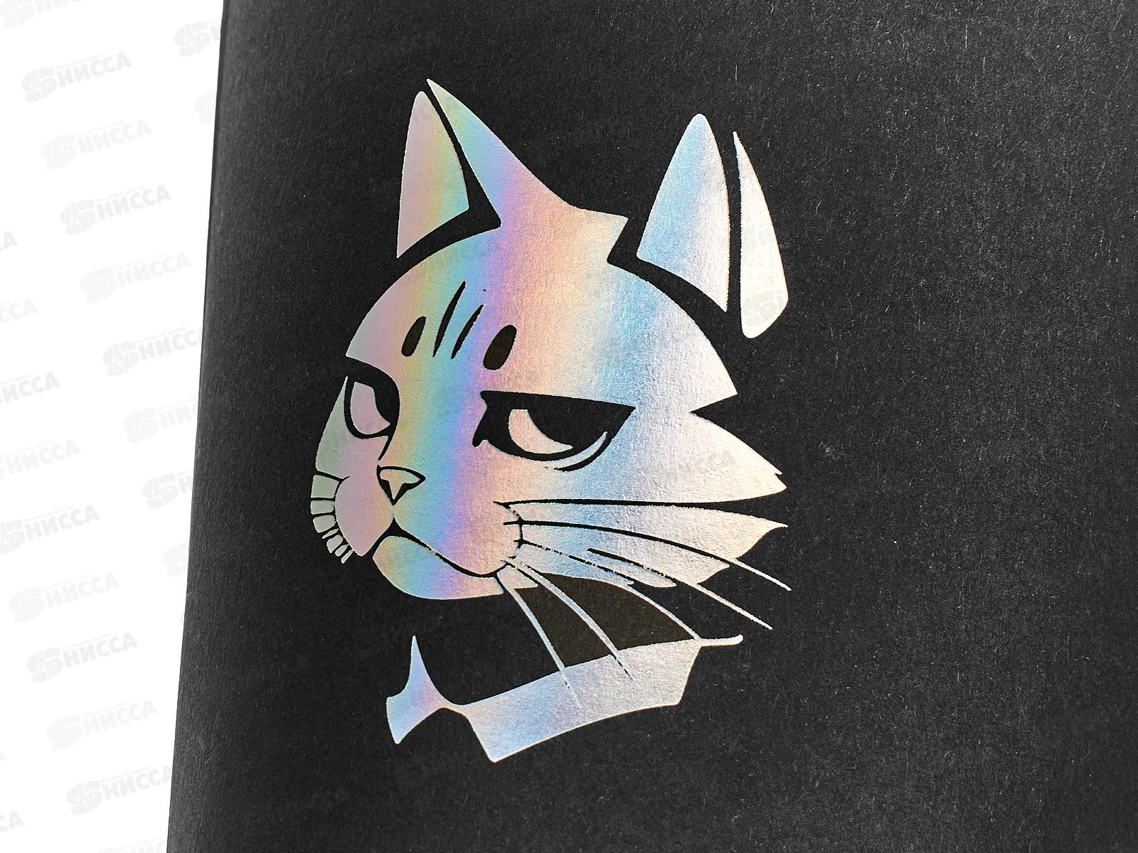 Тетрадь 48л кл. ЭКСМ TOTAL BLACK. Cat and mouse ТКФ489223 *100