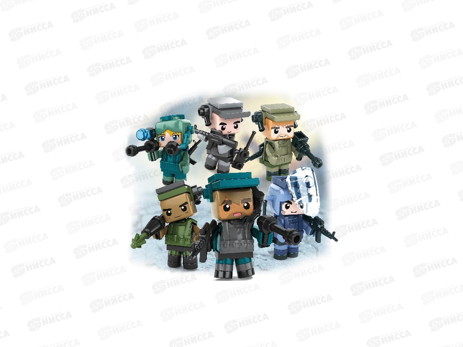 Конструктор &quotСпецназ&quot 17-21 деталей, 1002659 коробка  *24