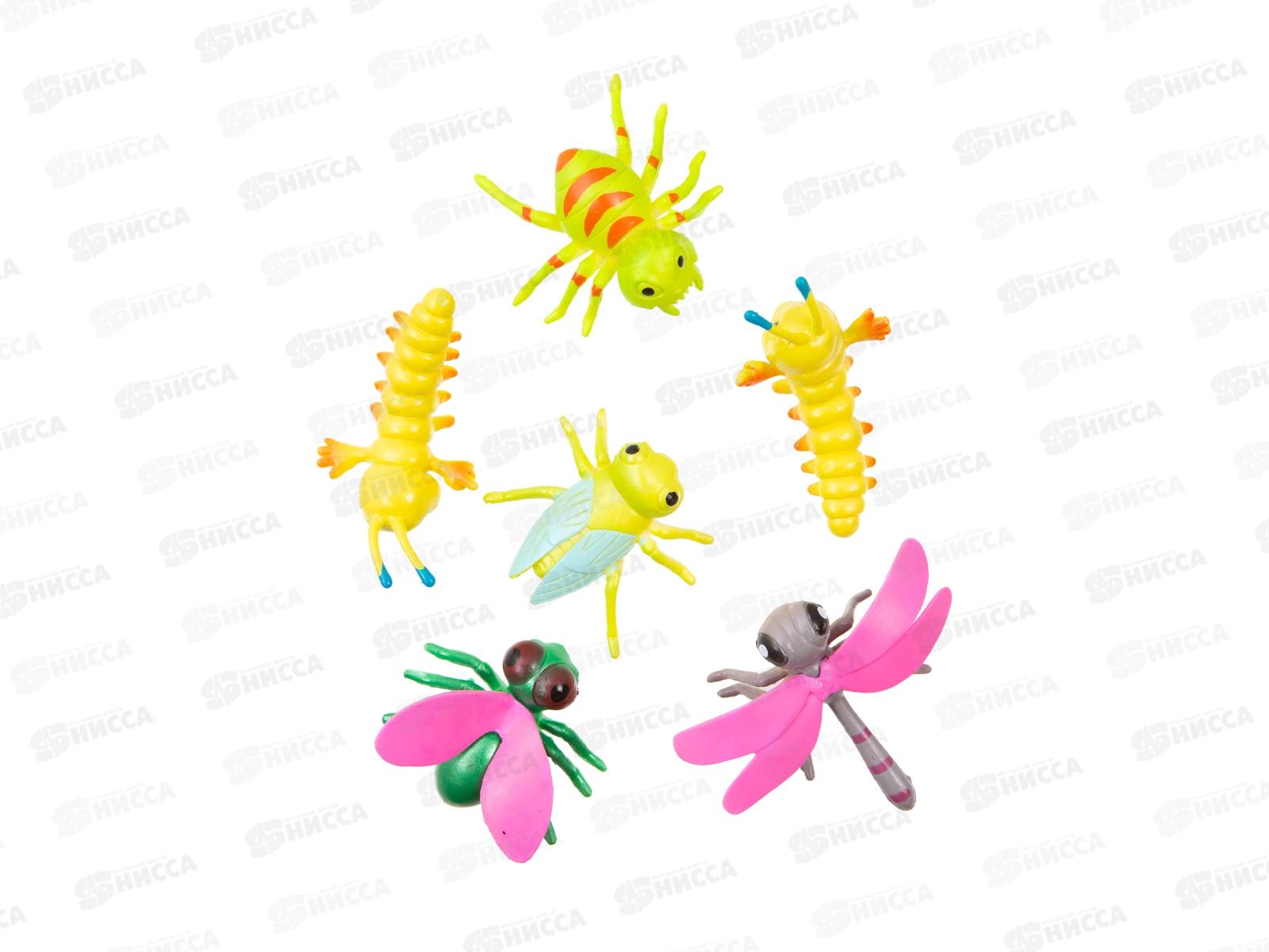 Набор мультяшных динозавров &quotБукашки&quot (фигурки 6шт, 7-8см) 1002712