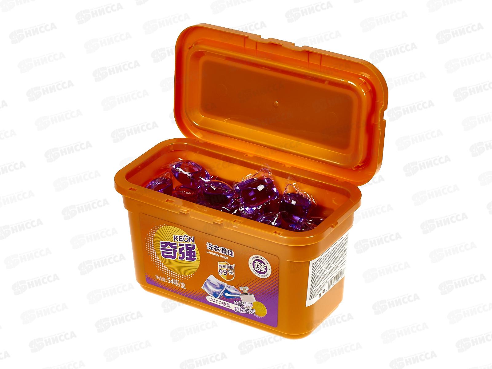 Keon капсулы для стирки 54шт концентр д/в тип бел парфюм *24