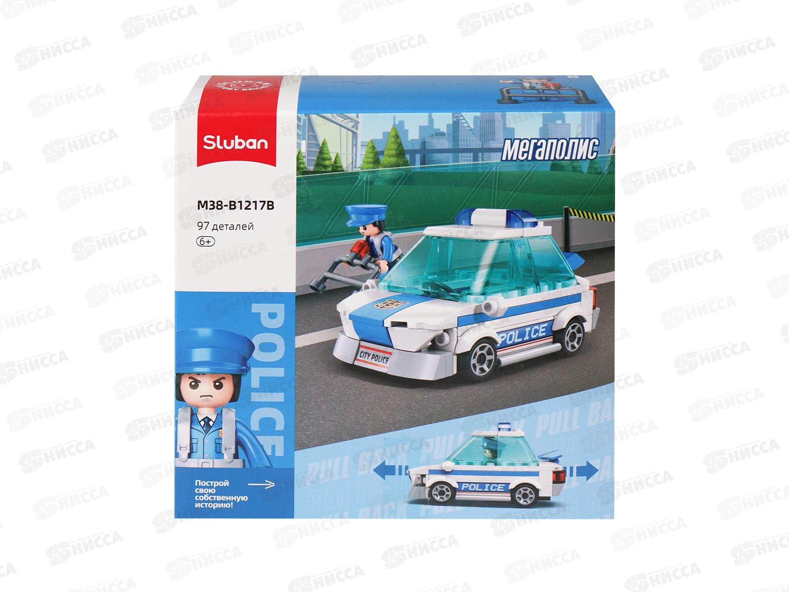 Конструктор М38-В1217А Полицейский транспорт, 113 деталей, 1 фигура