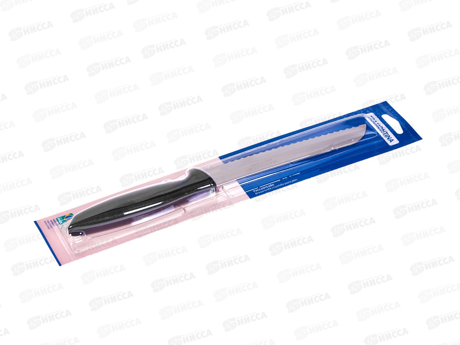 Нож кухонный Tramontina Plenus д/хлеба 18см 23422/107 871-046  *12