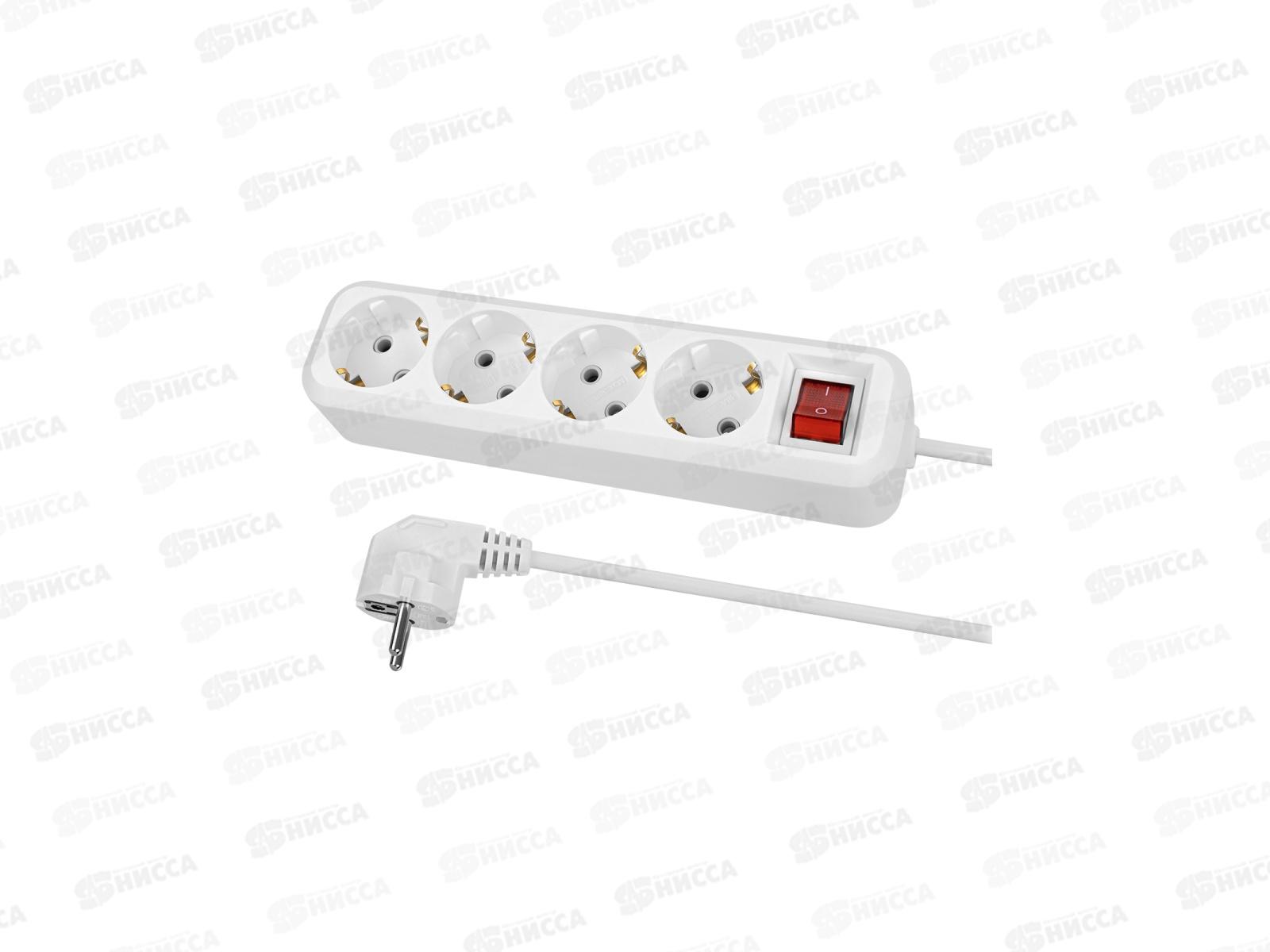 Удлинитель Народный УН03В 4гнезда  5м, с заземлением, выкл., 10А, 1107