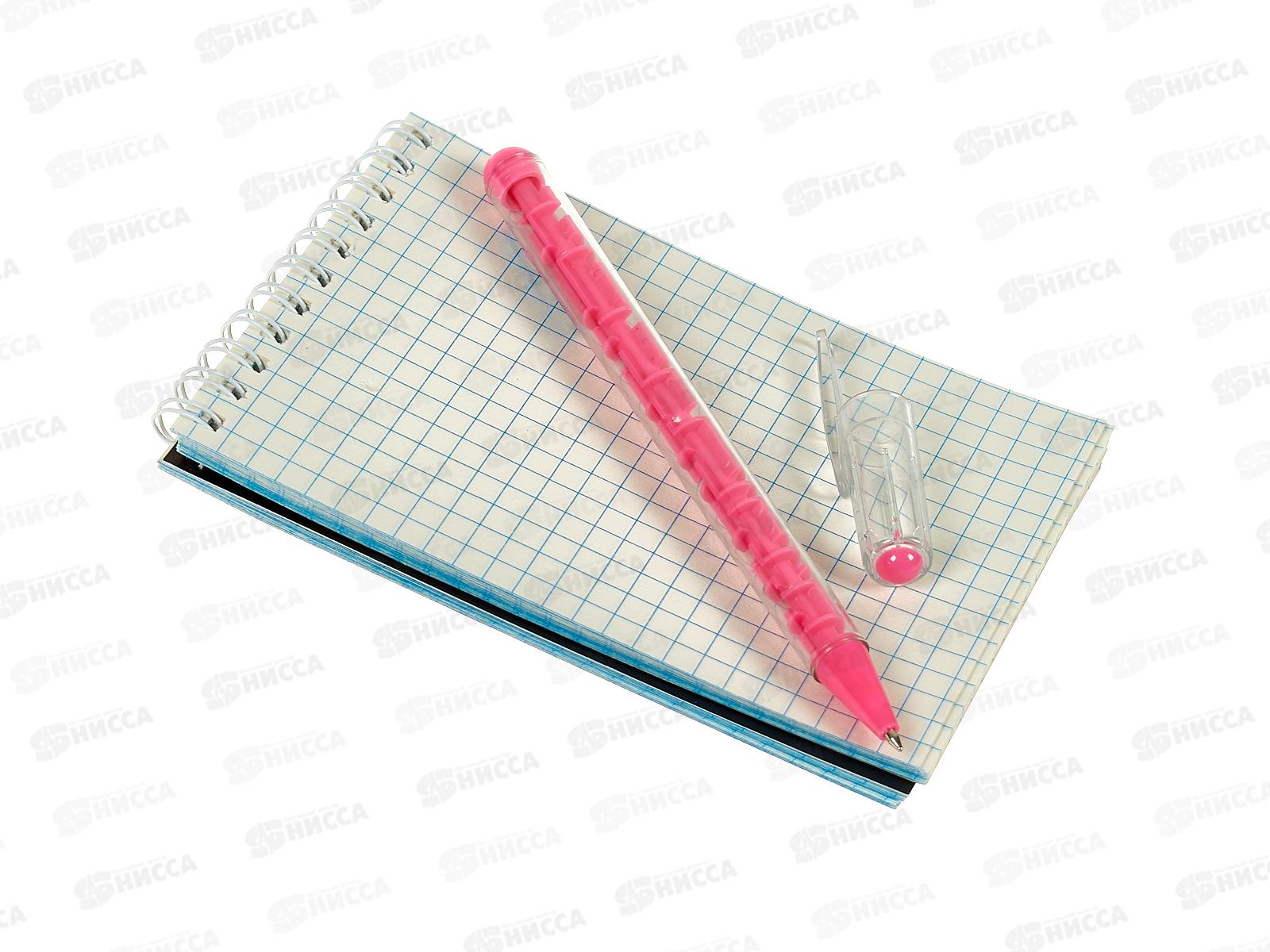 Блокнот 40л MAZARI А6 карт.обл.греб,+ ручка, M-17093*100