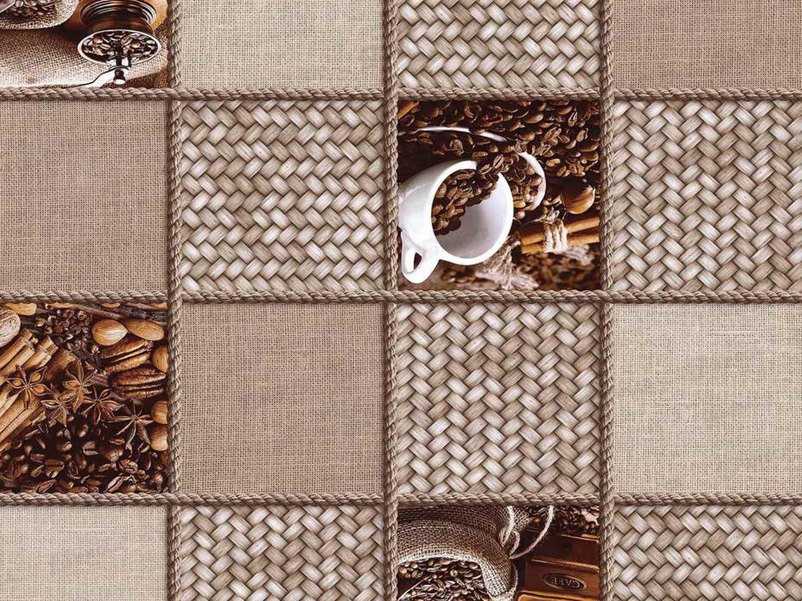 Клеенка на нетканой основе ДЕКОРАМА 1,4*20м 196А кофе