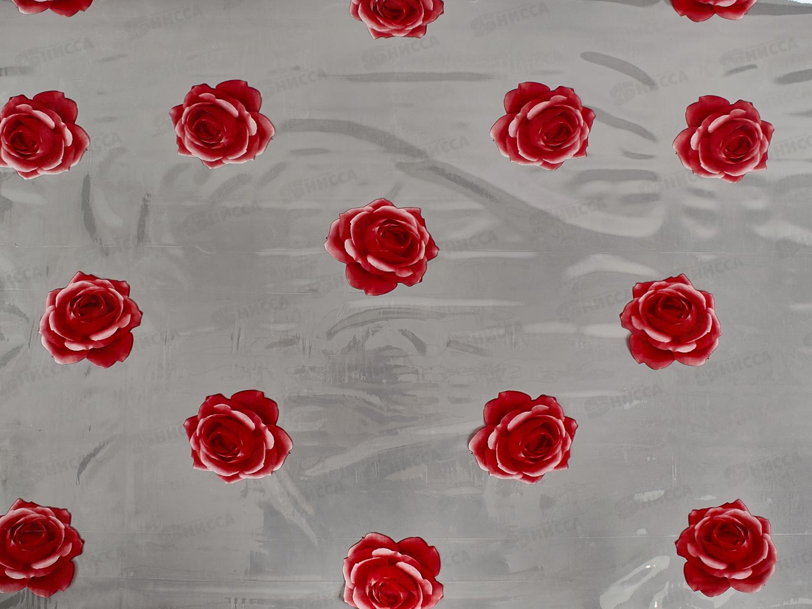 Клеенка прозрачная MIRAGE 094В 1,37м*010мм*25м с печатью